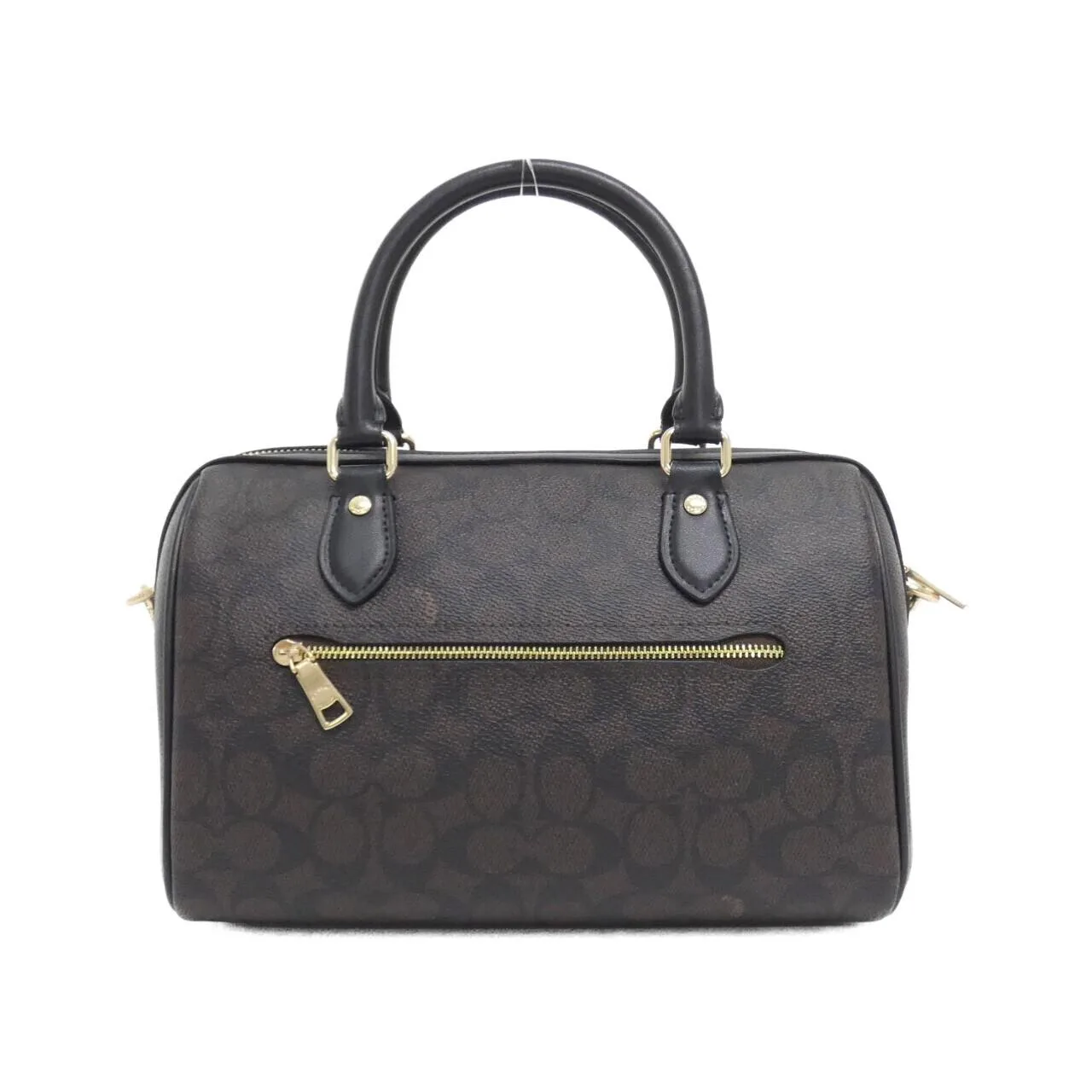 COACH CV961 Boston Canvas Black Canvas - Thumbnail 2