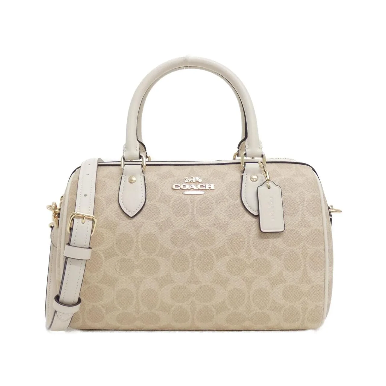 COACH CV961 Boston Canvas Black