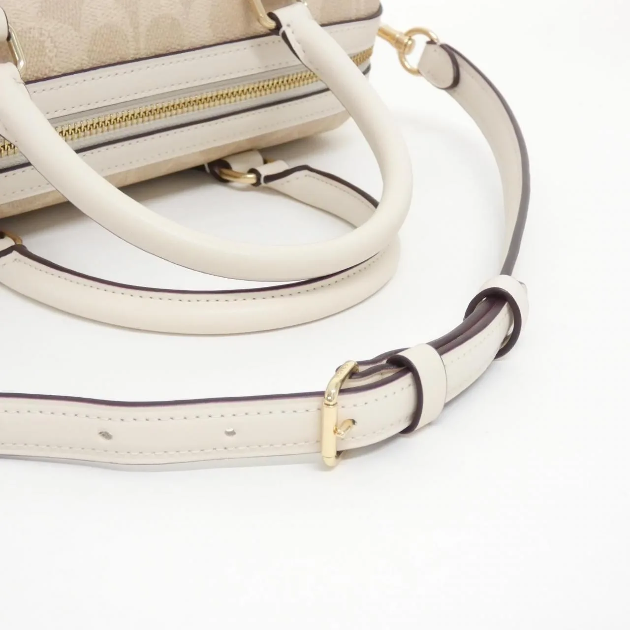 COACH CV961 Boston Canvas 黑色 帆布 新品 - 縮圖 5