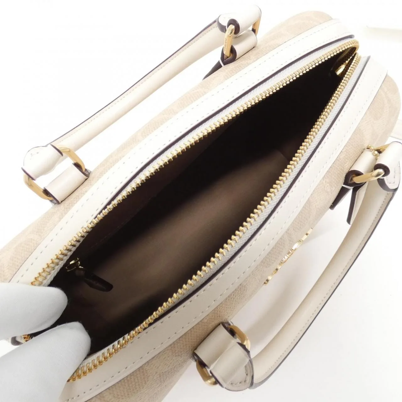 COACH CV961 Boston Canvas 黑色 帆布 新品 - 縮圖 6