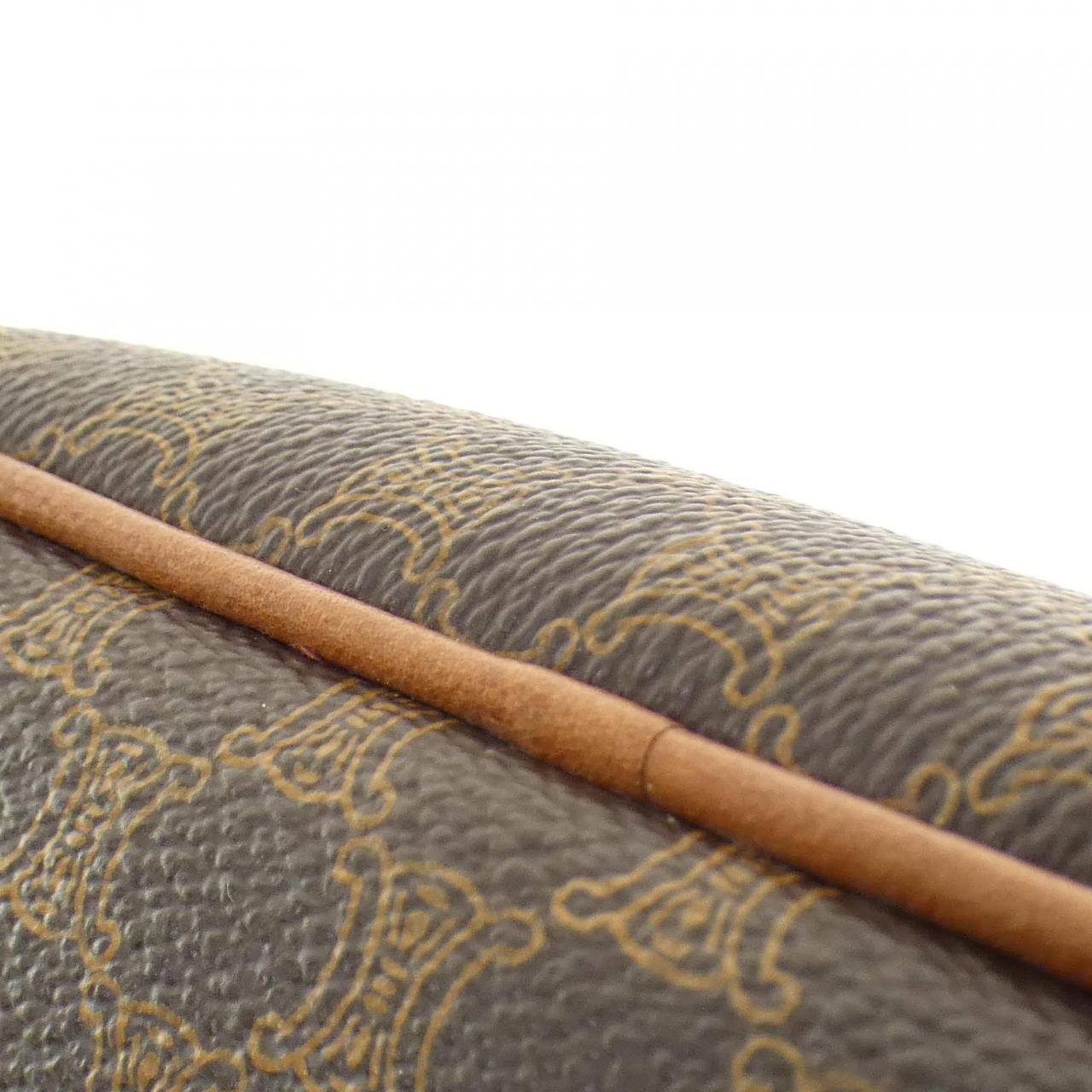 CELINE Bag Canvas 棕色 帆布 中古品A - 縮圖 3