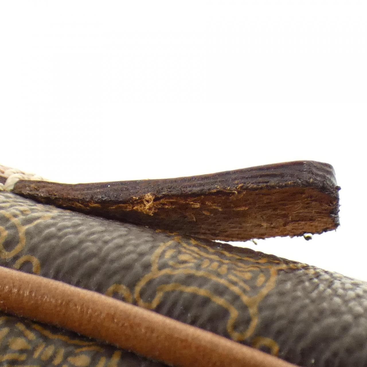 CELINE Bag Canvas 棕色 帆布 中古品A - 縮圖 4