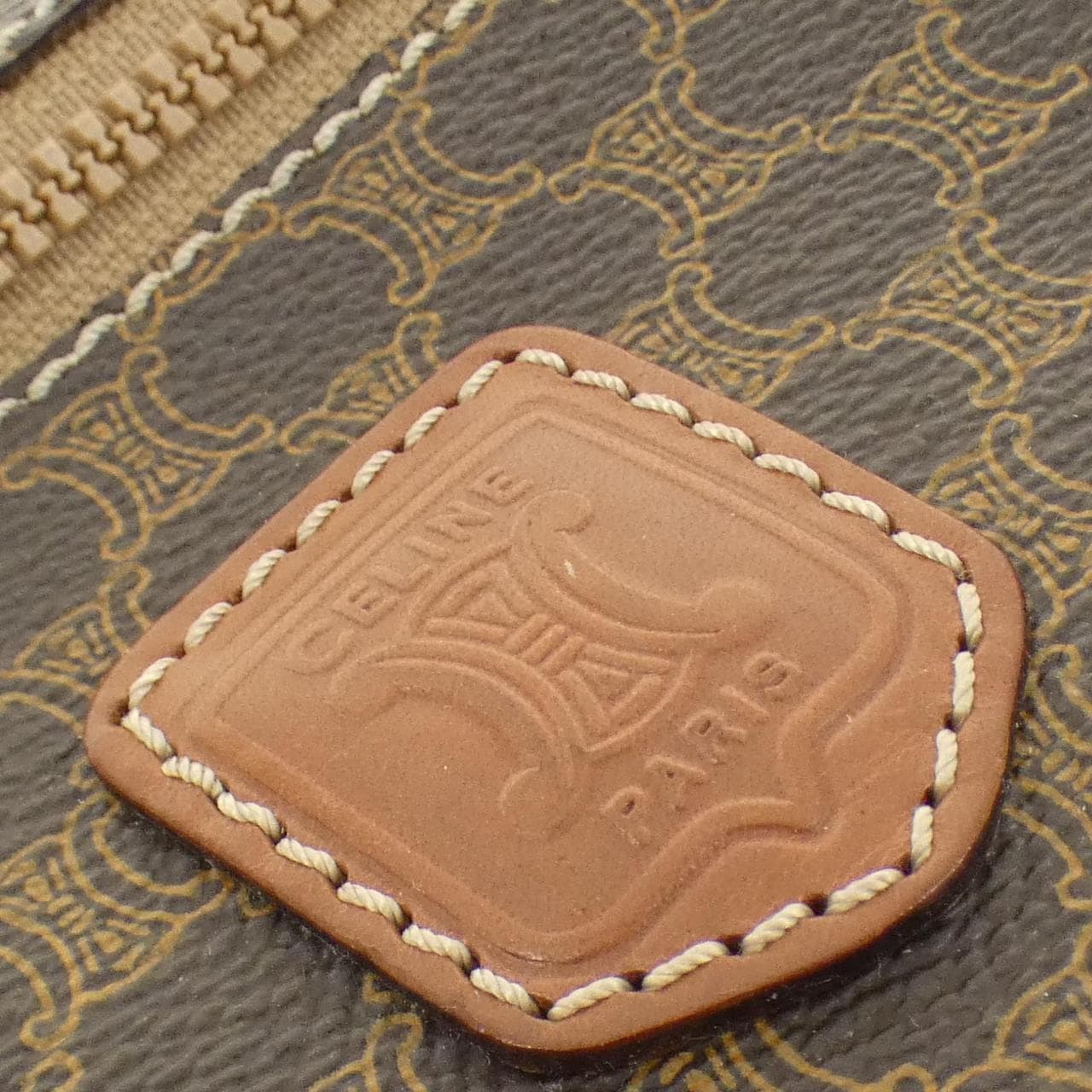 CELINE Bag Canvas 棕色 帆布 中古品A - 縮圖 5