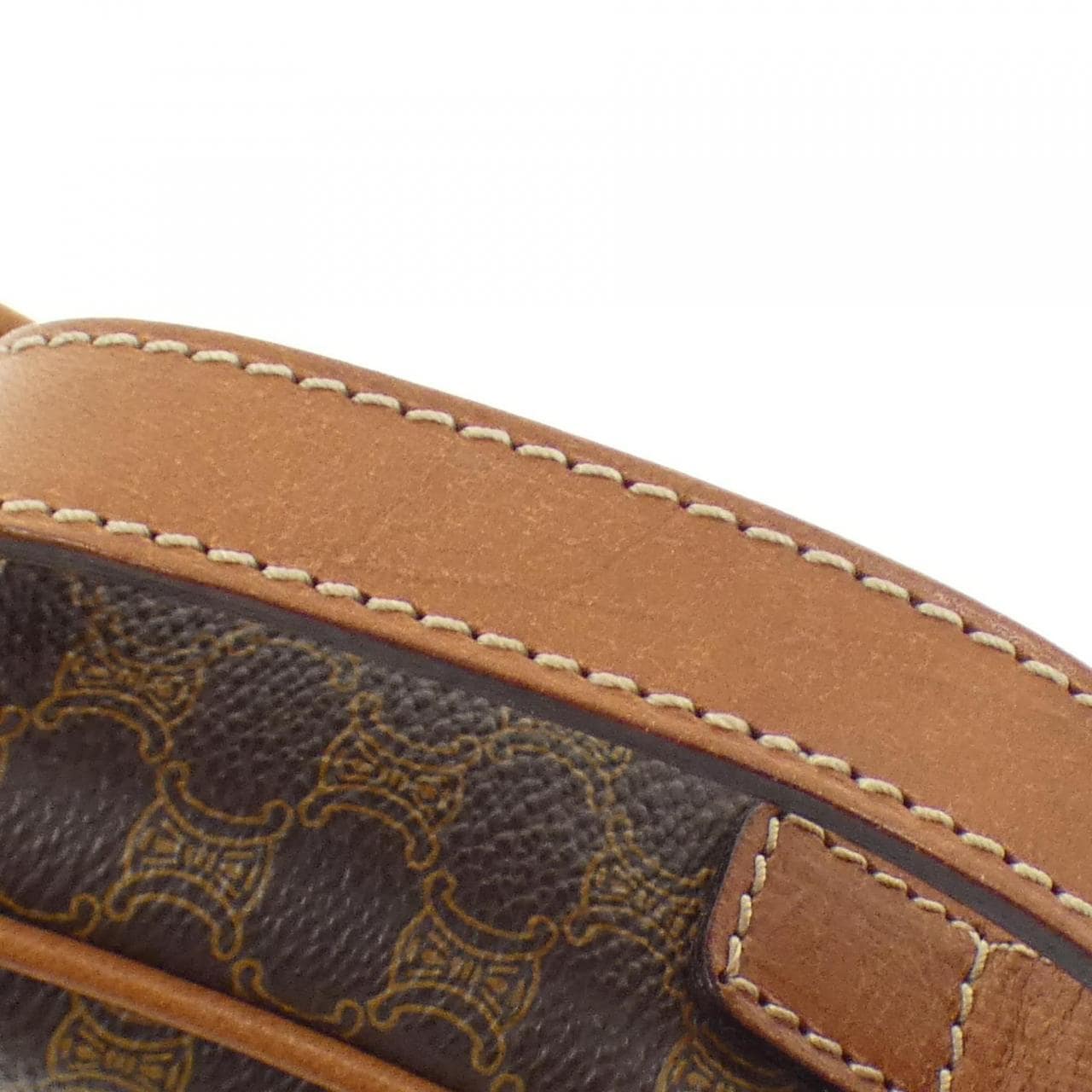 CELINE Bag Canvas 棕色 帆布 中古品A - 縮圖 8