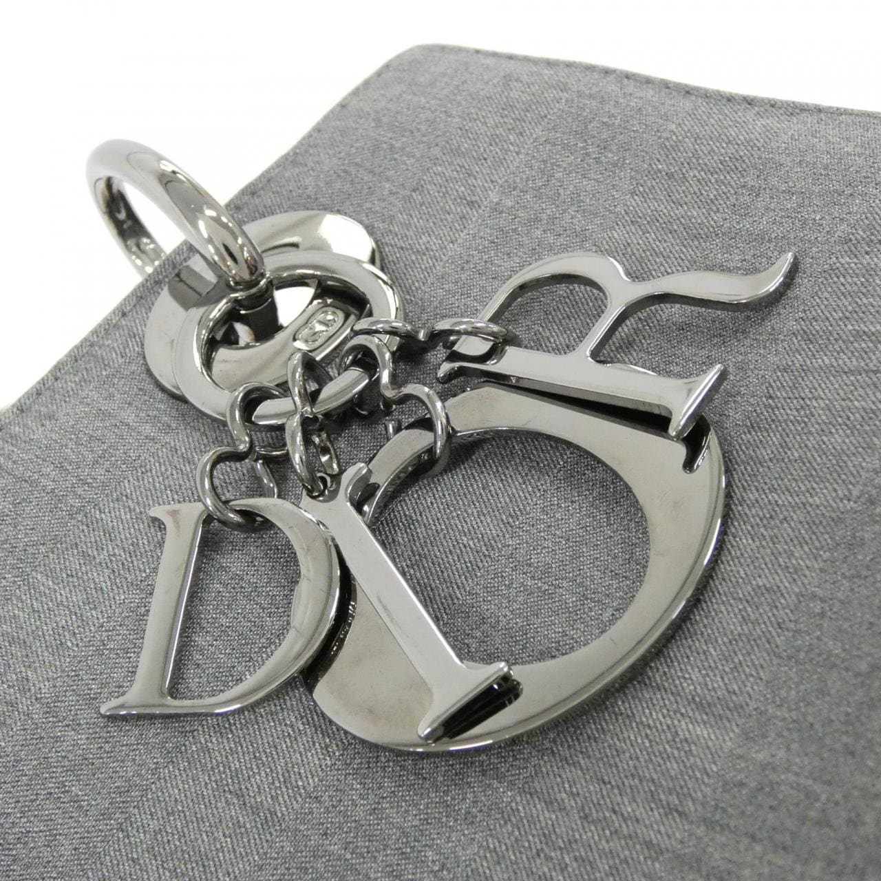 DIOR Lady Dior Bag Canvas 米色 帆布 中古品A - 縮圖 4