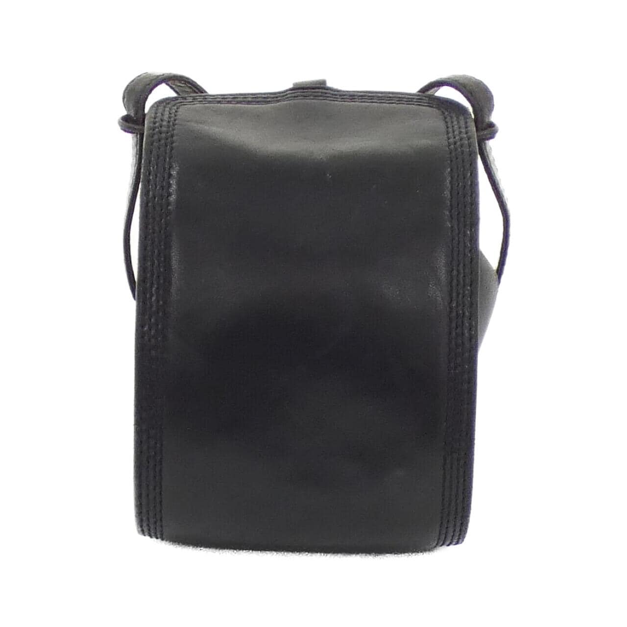 LOEWE Shoulder Bag Leather 深藍色 皮革 中古品B - 縮圖 2