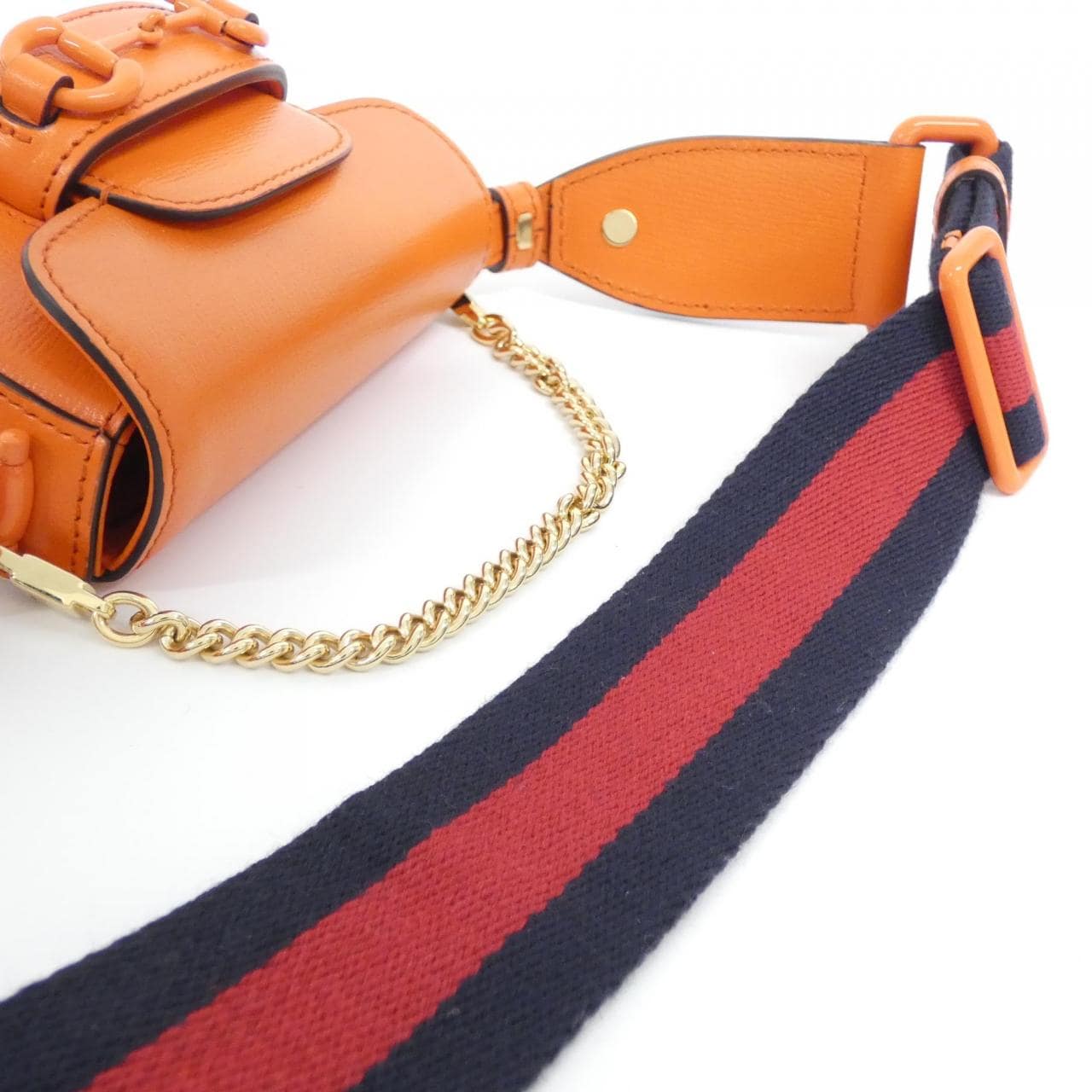 GUCCI 726863 AABGW Shoulder Bag Leather 黑色 皮革 中古品A - 縮圖 5