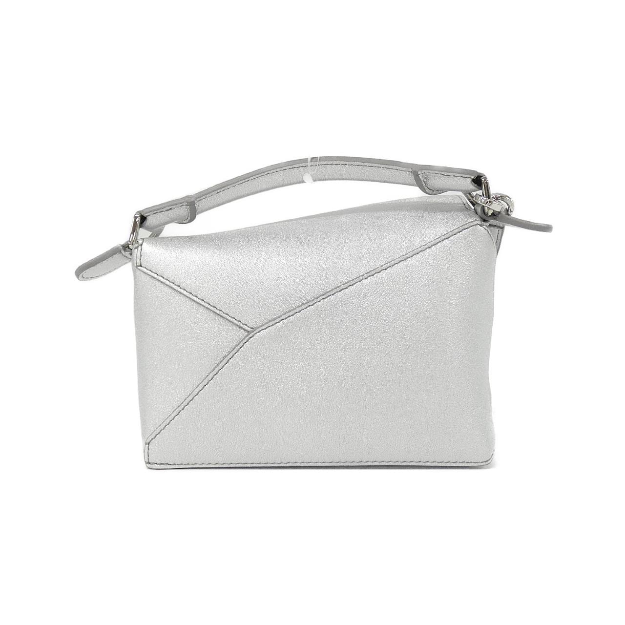 LOEWE Puzzle A510P88X43 Bag Lambskin 黑色 羊皮 新品 - 縮圖 2