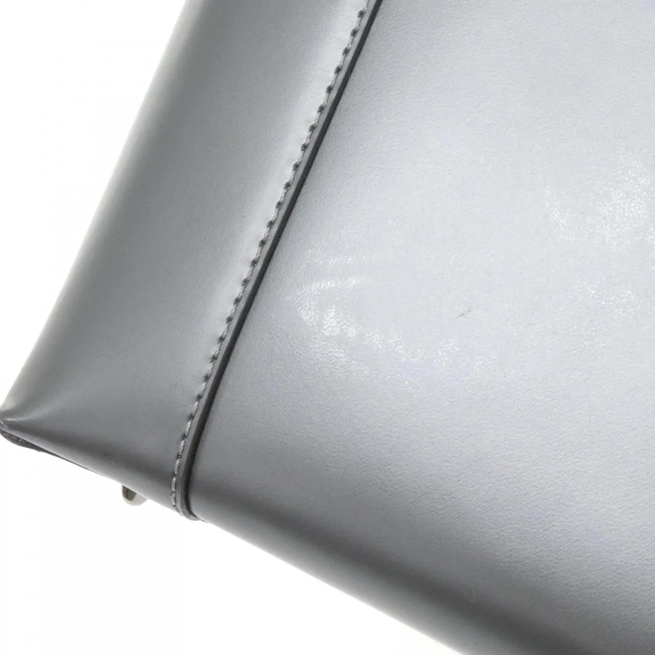 DIOR Handbag Leather 灰色 皮革 中古品A - 縮圖 3