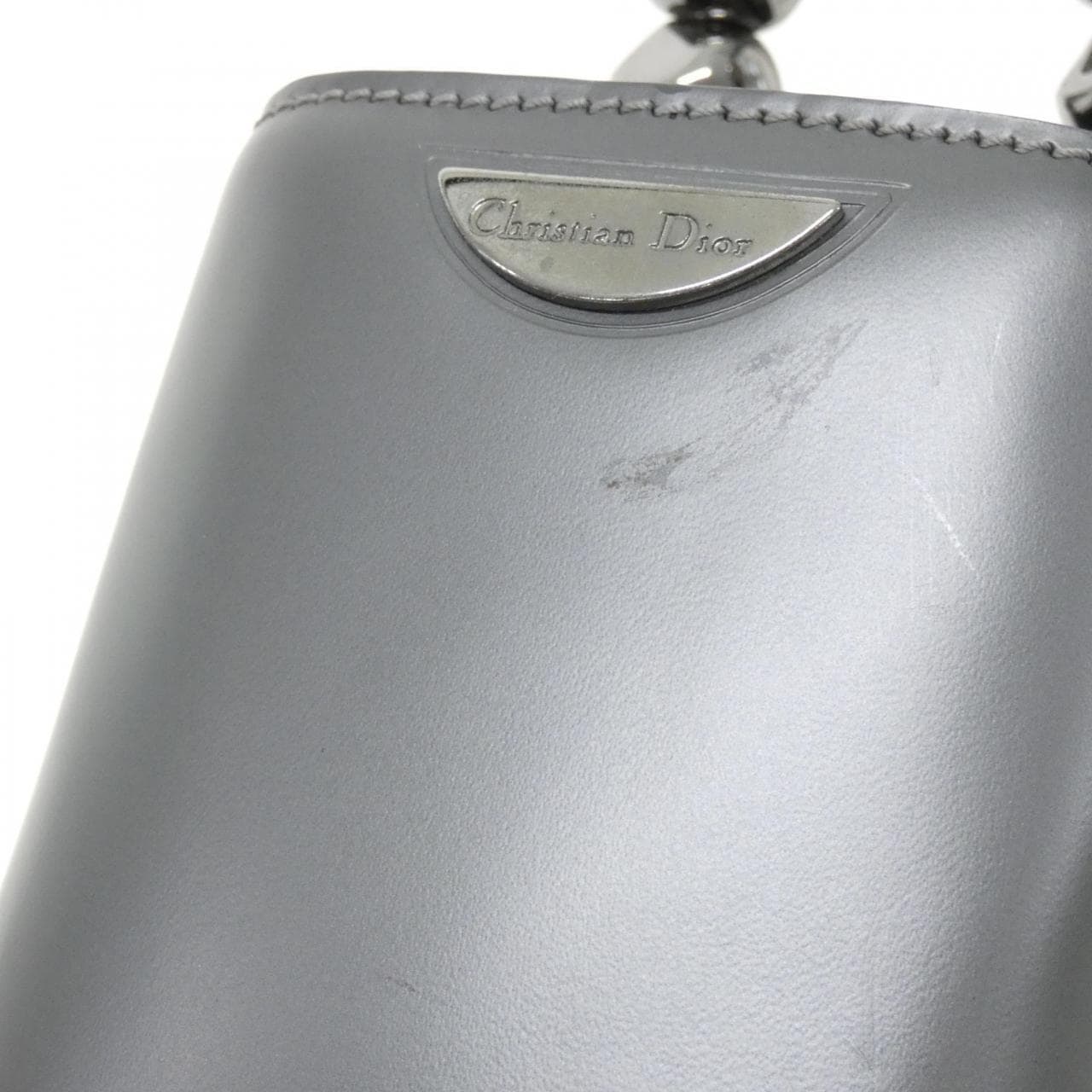 DIOR Bag Leather Grey Leather - Thumbnail 4