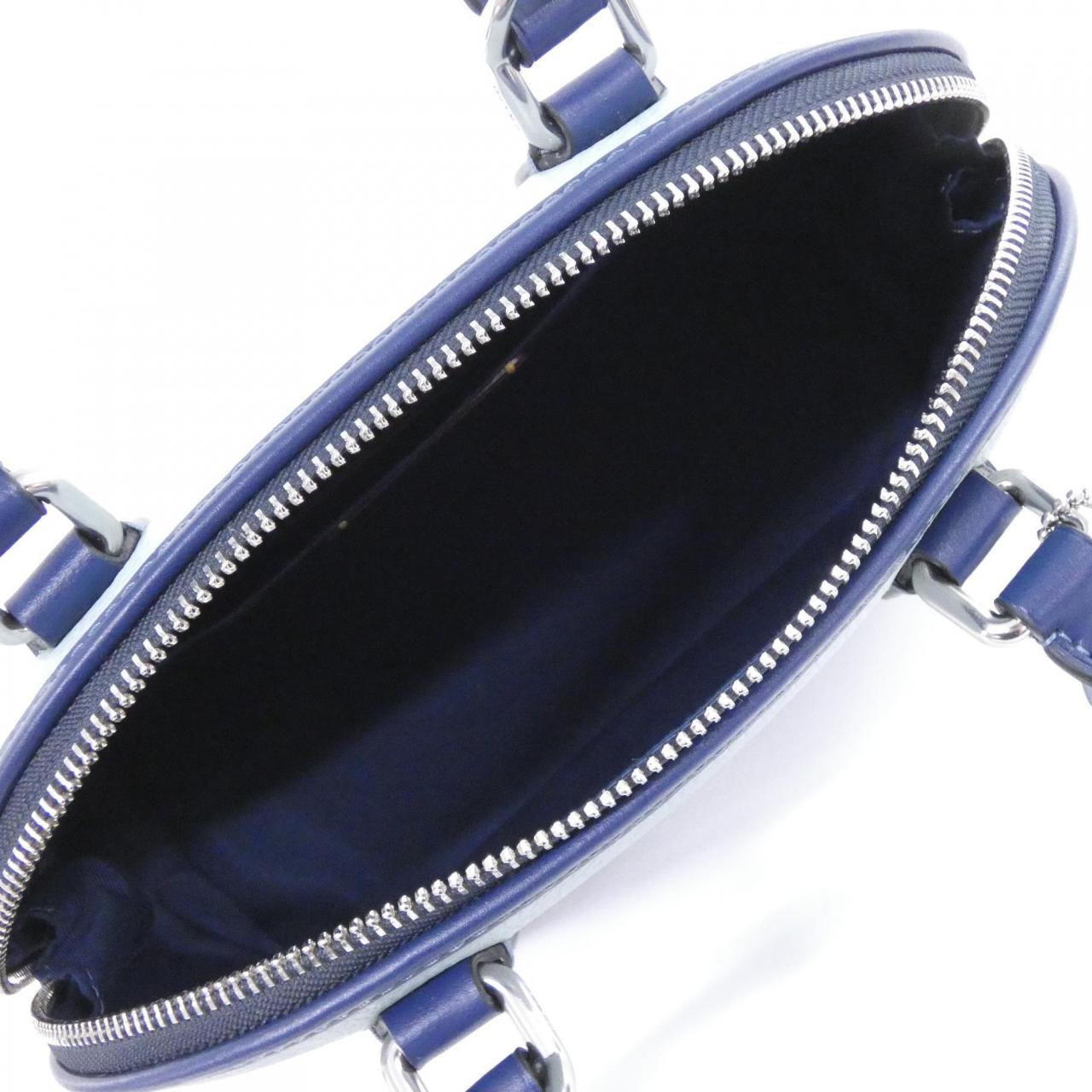 COACH CAM56 Bag Leather 黑色 皮革 - 縮圖 6