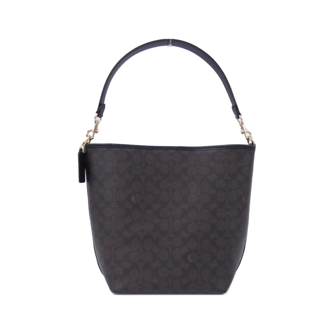 COACH CT802 Shoulder Bag Canvas 黑色 帆布 新品 - 縮圖 2