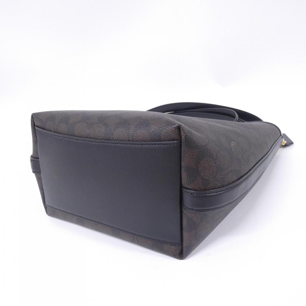 COACH CT802 Shoulder Bag Canvas 黑色 帆布 新品 - 縮圖 3