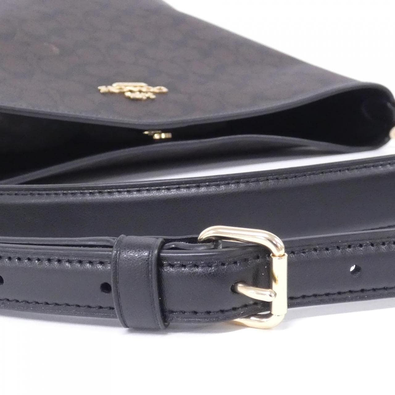 COACH CT802 Shoulder Bag Canvas 黑色 帆布 新品 - 縮圖 5