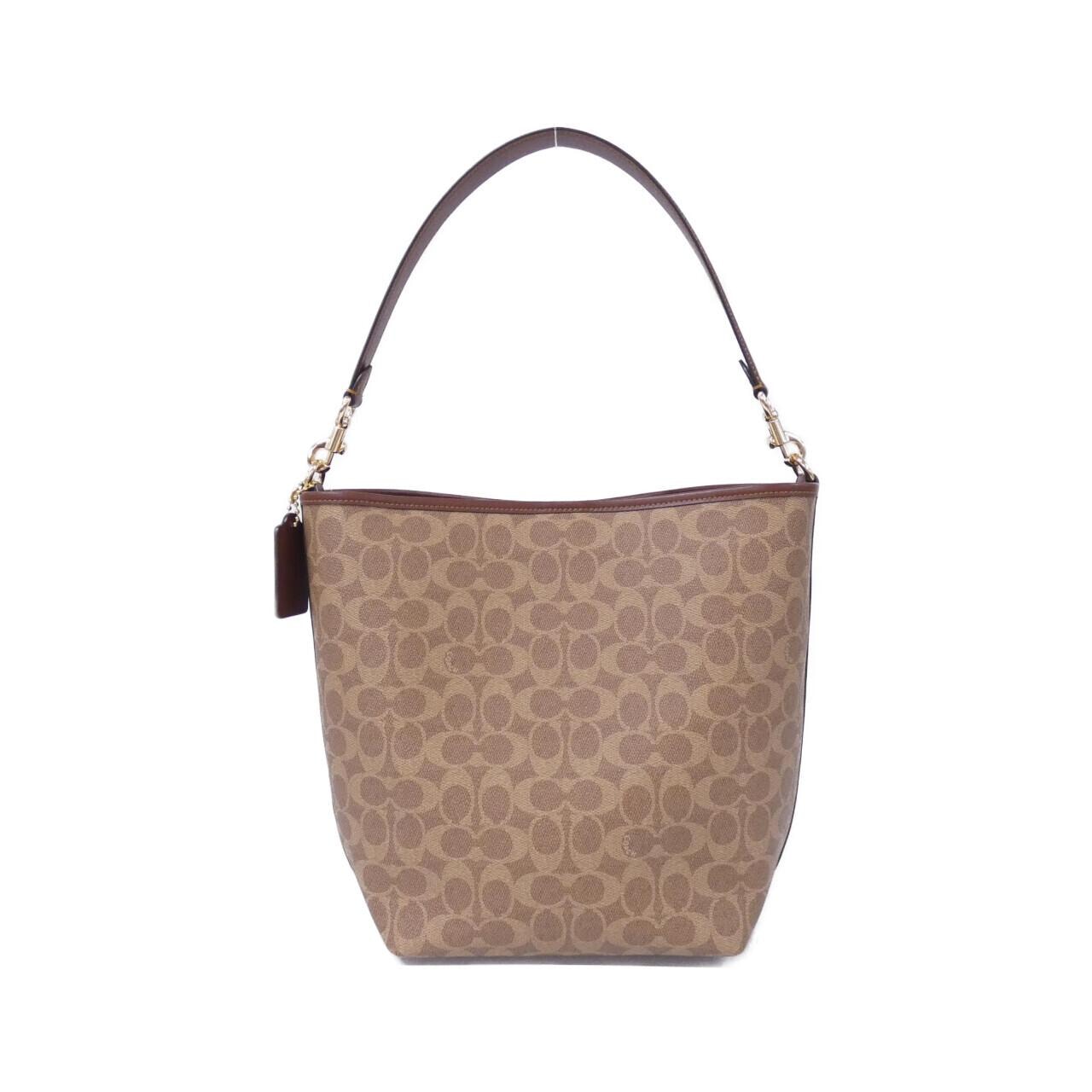 COACH CT802 Shoulder Bag Canvas 黑色 帆布 新品 - 縮圖 2