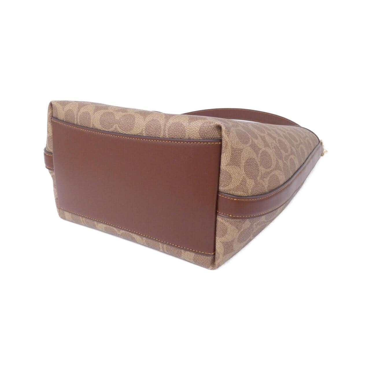 COACH CT802 Shoulder Bag Canvas 黑色 帆布 新品 - 縮圖 3