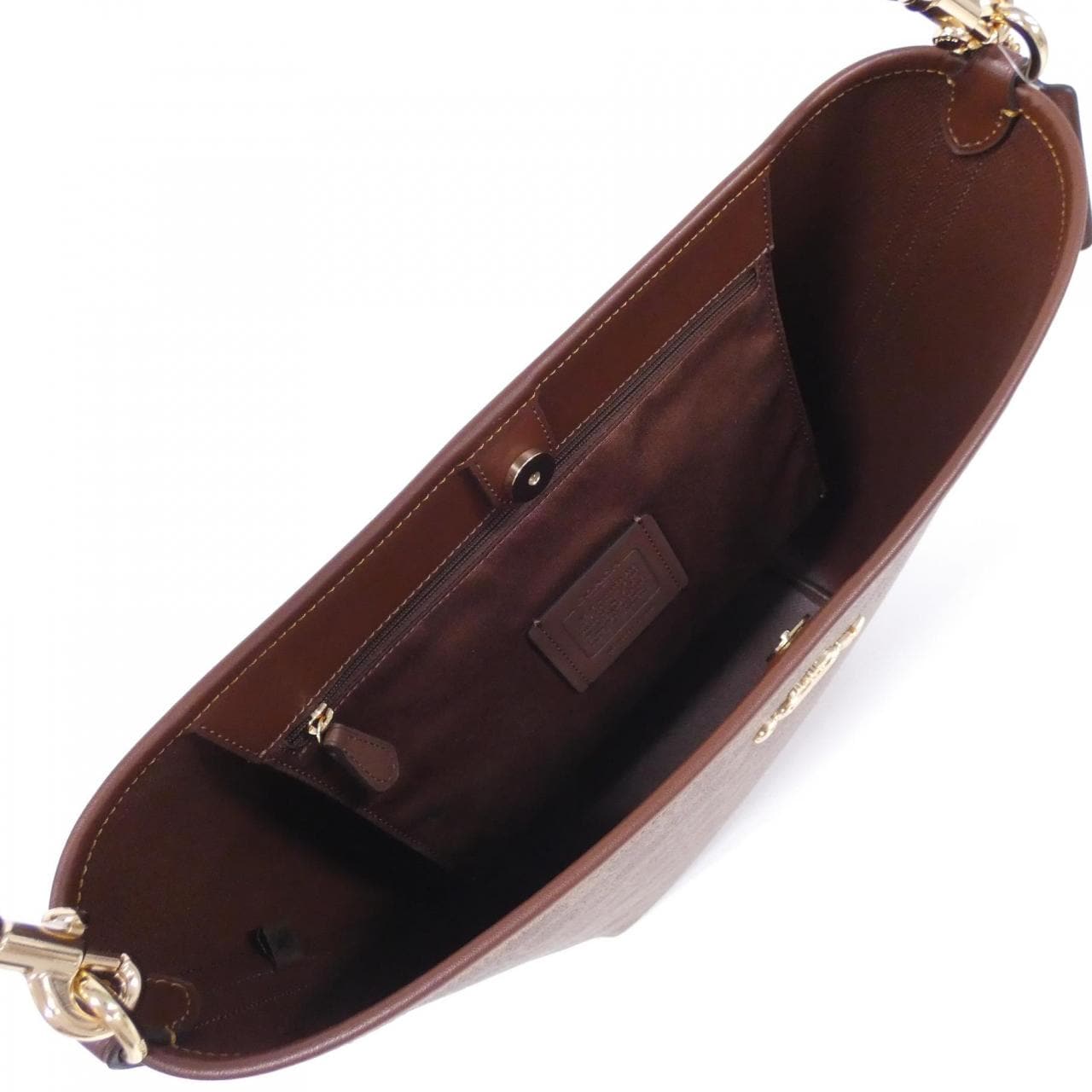 COACH CT802 Shoulder Bag Canvas 黑色 帆布 新品 - 縮圖 6