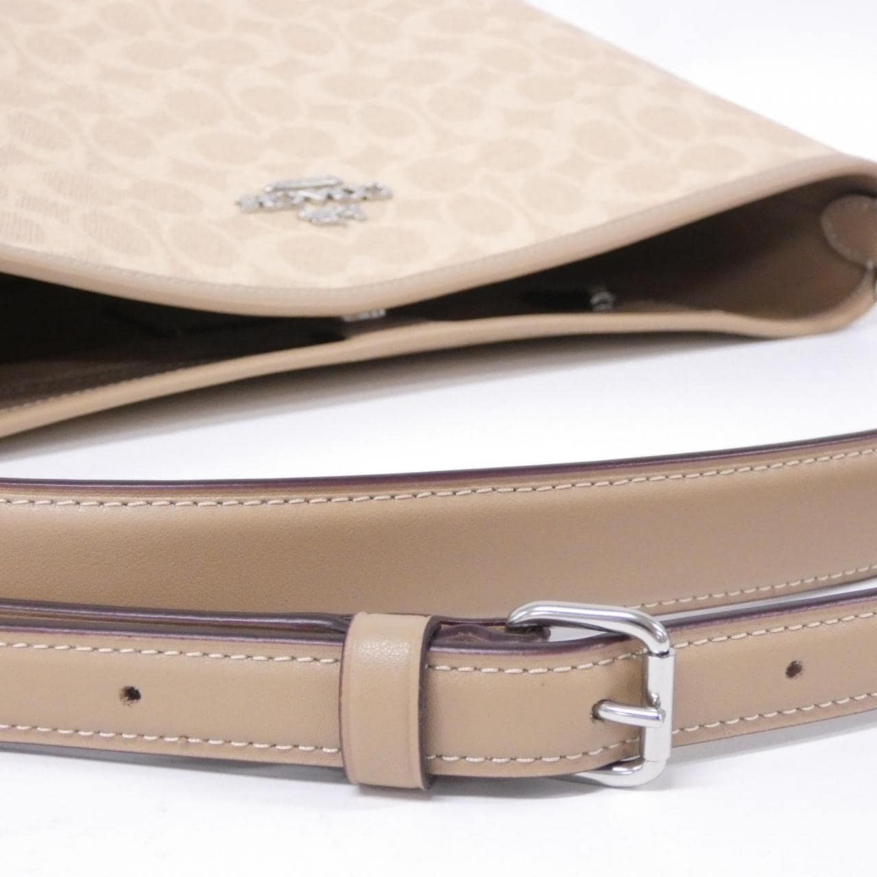 COACH CT802 Shoulder Bag Canvas 黑色 帆布 新品 - 縮圖 5