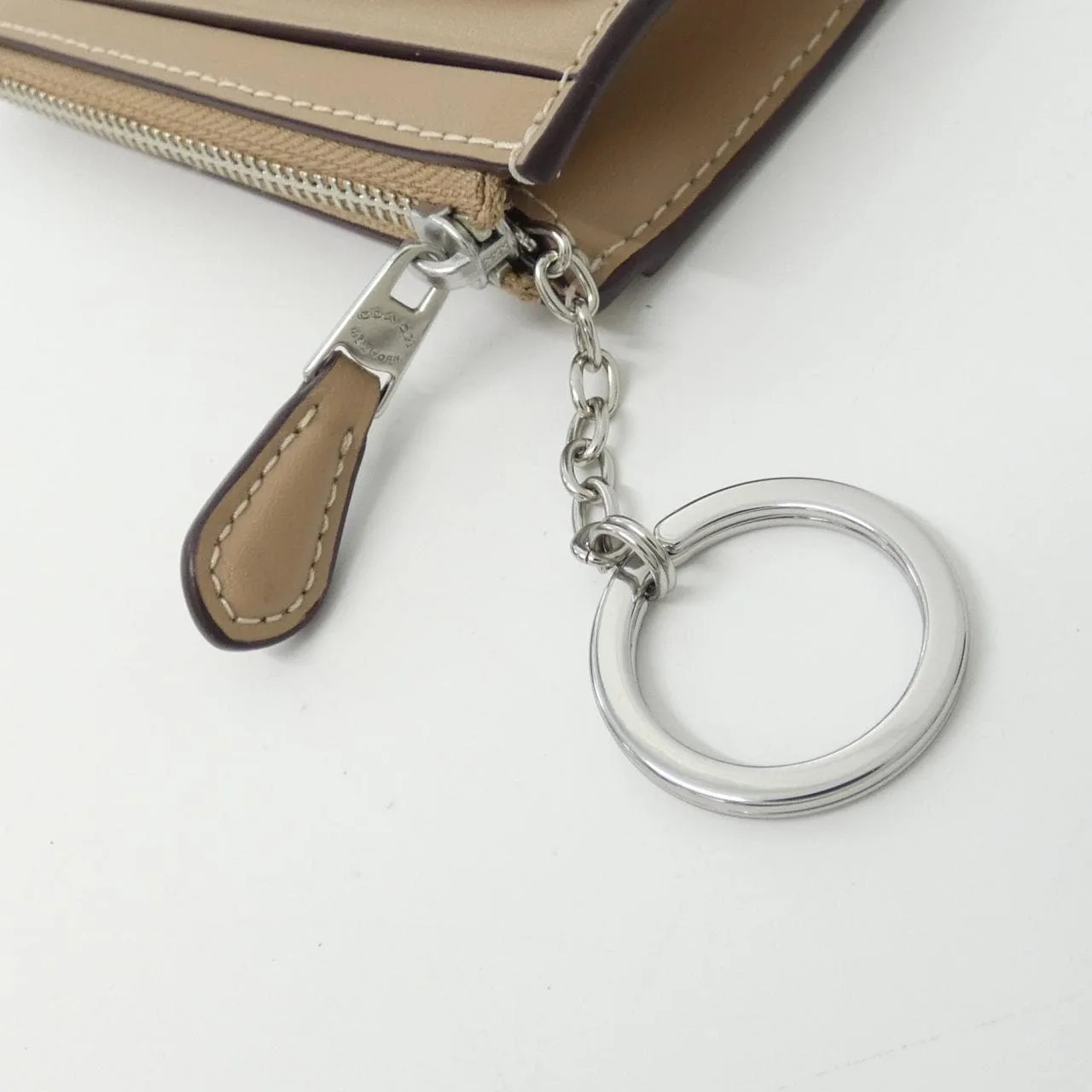 COACH CW870 Coin Case Canvas Canvas New - Thumbnail 3