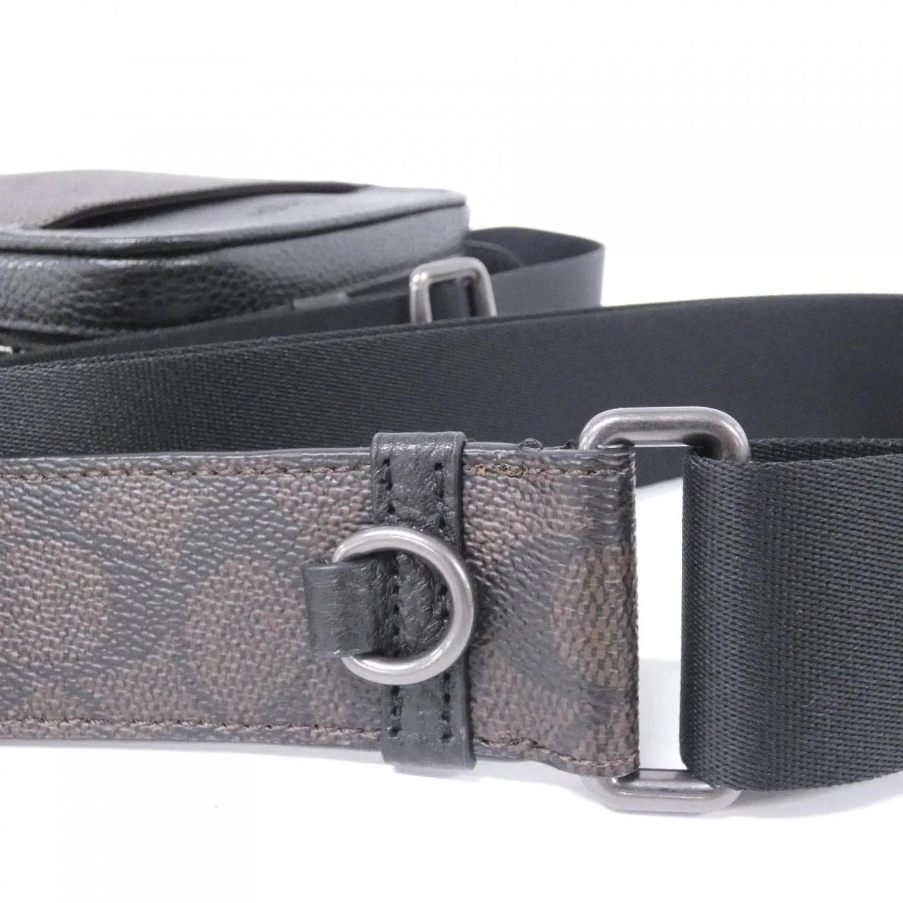 COACH CAT78 肩背包 帆布 黑色 帆布 新品 - 縮圖 5