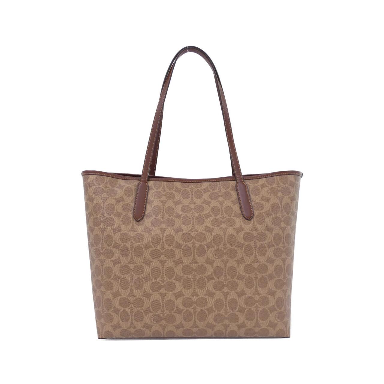 COACH CV976 Handbag Canvas 2