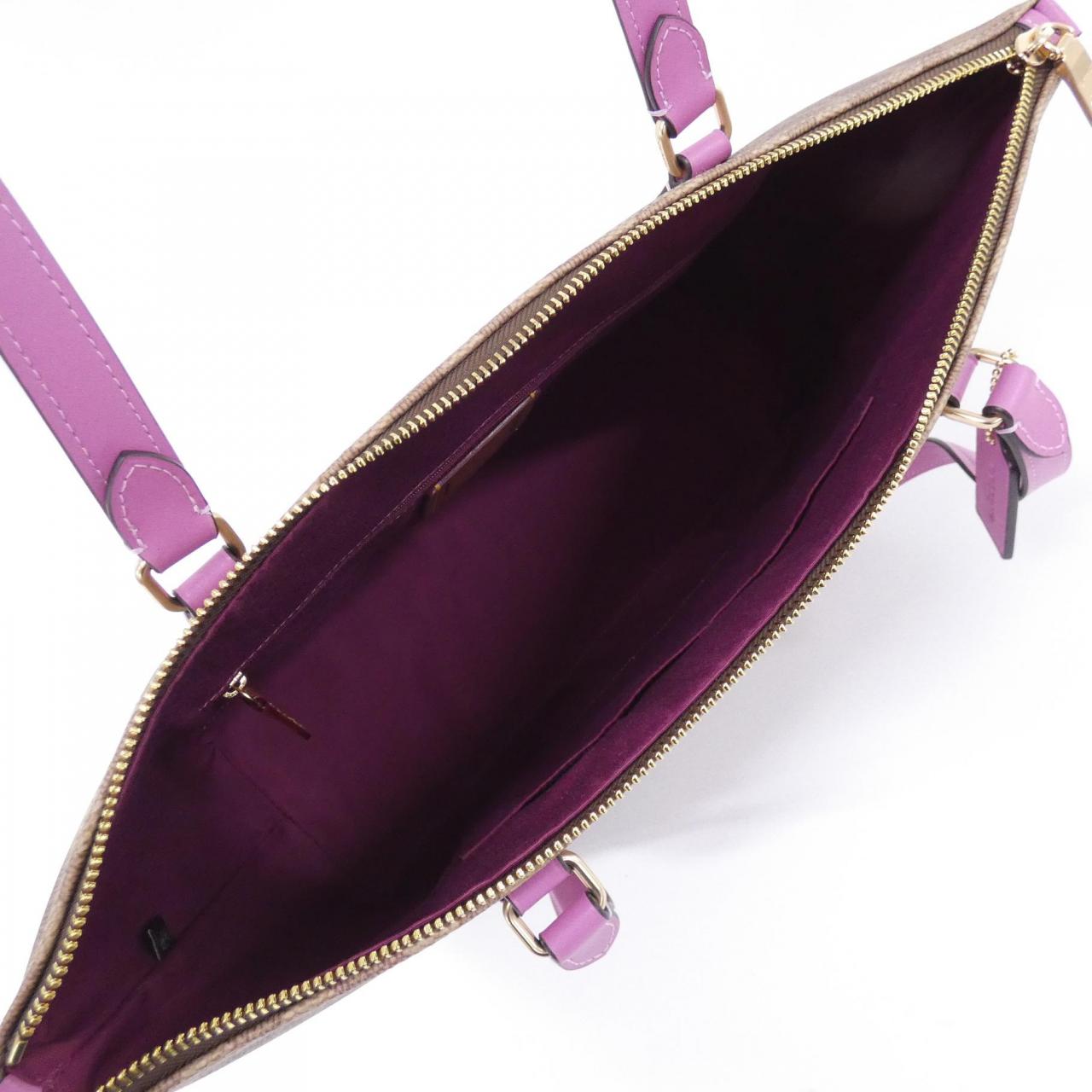 COACH CW381 Bag Canvas Black Canvas New - Thumbnail 6