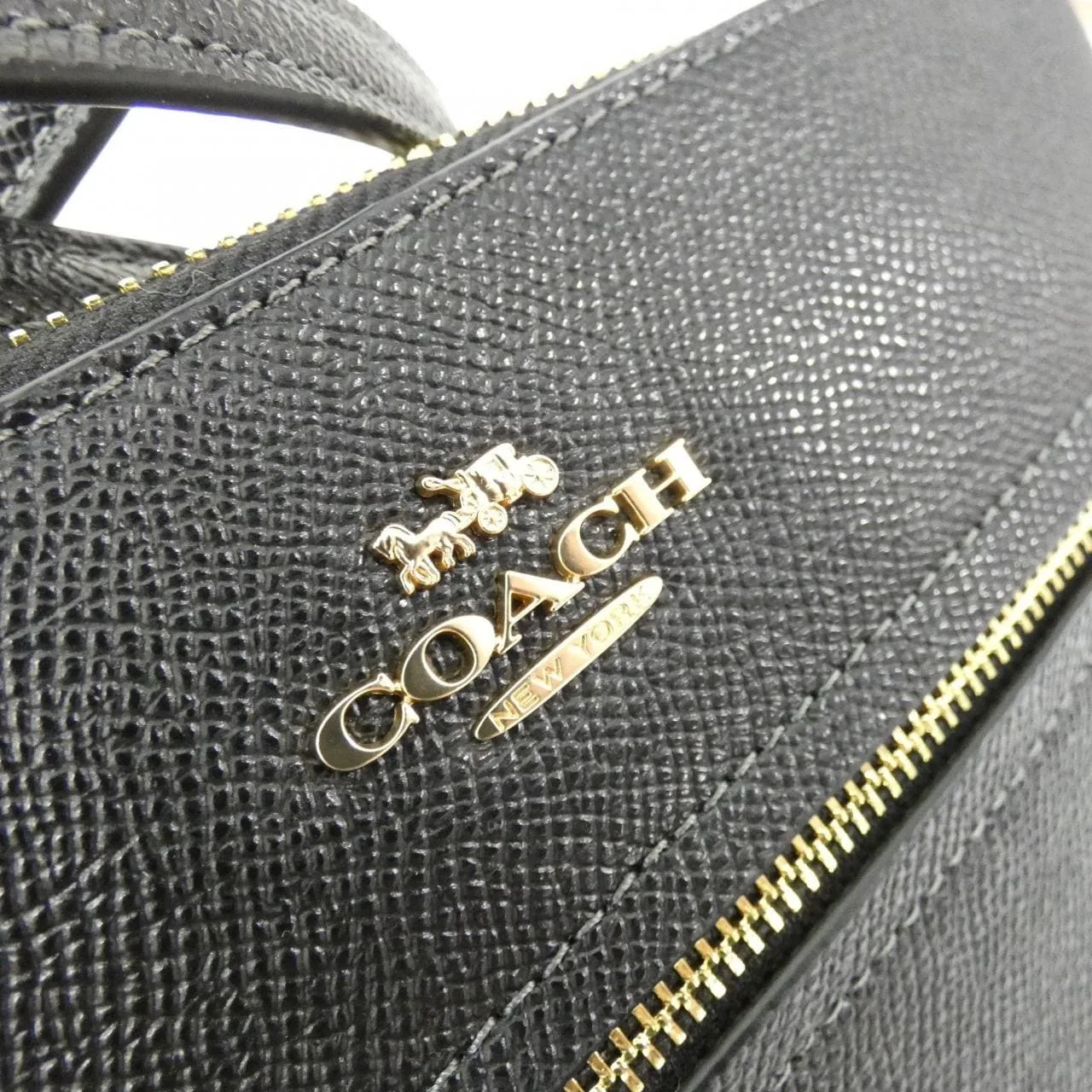 COACH CV405 肩背包 皮革 黑色 皮革 新品 - 縮圖 4