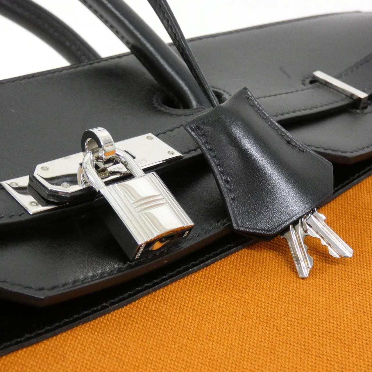 HERMES HERMÈS Birkin Bag Box Calf 黑色 Box 皮 中古品A - 縮圖 5