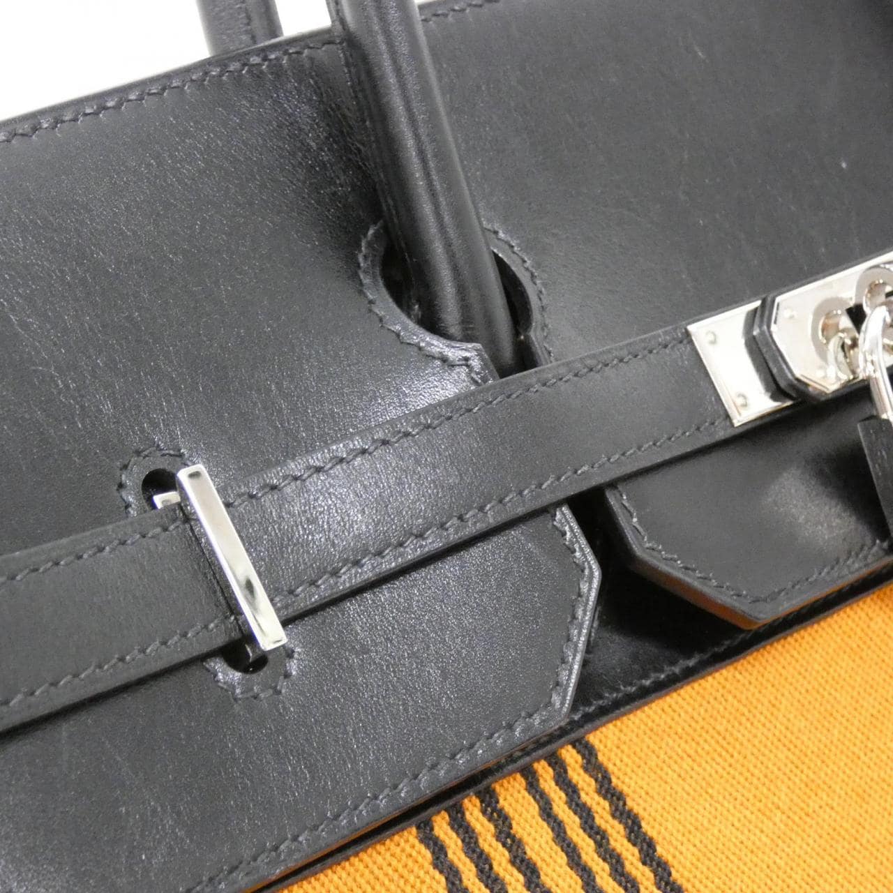 HERMES HERMÈS Birkin Bag Box Calf 黑色 Box 皮 中古品A - 縮圖 6