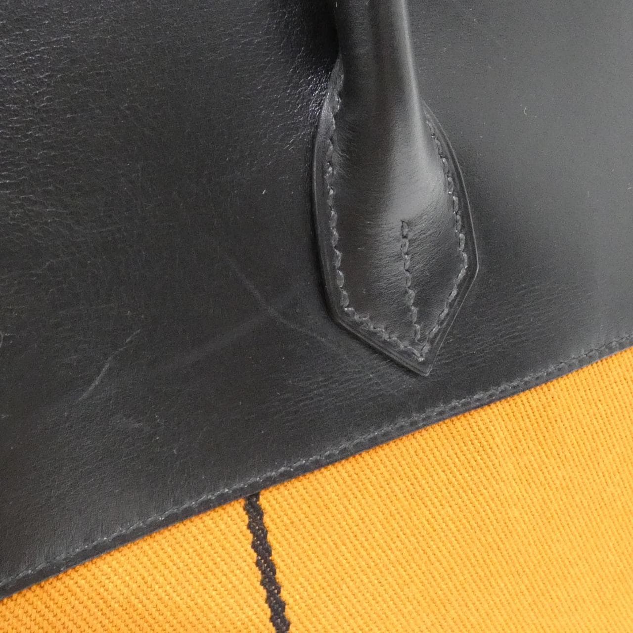 HERMES HERMÈS Birkin Bag Box Calf 黑色 Box 皮 中古品A - 縮圖 8