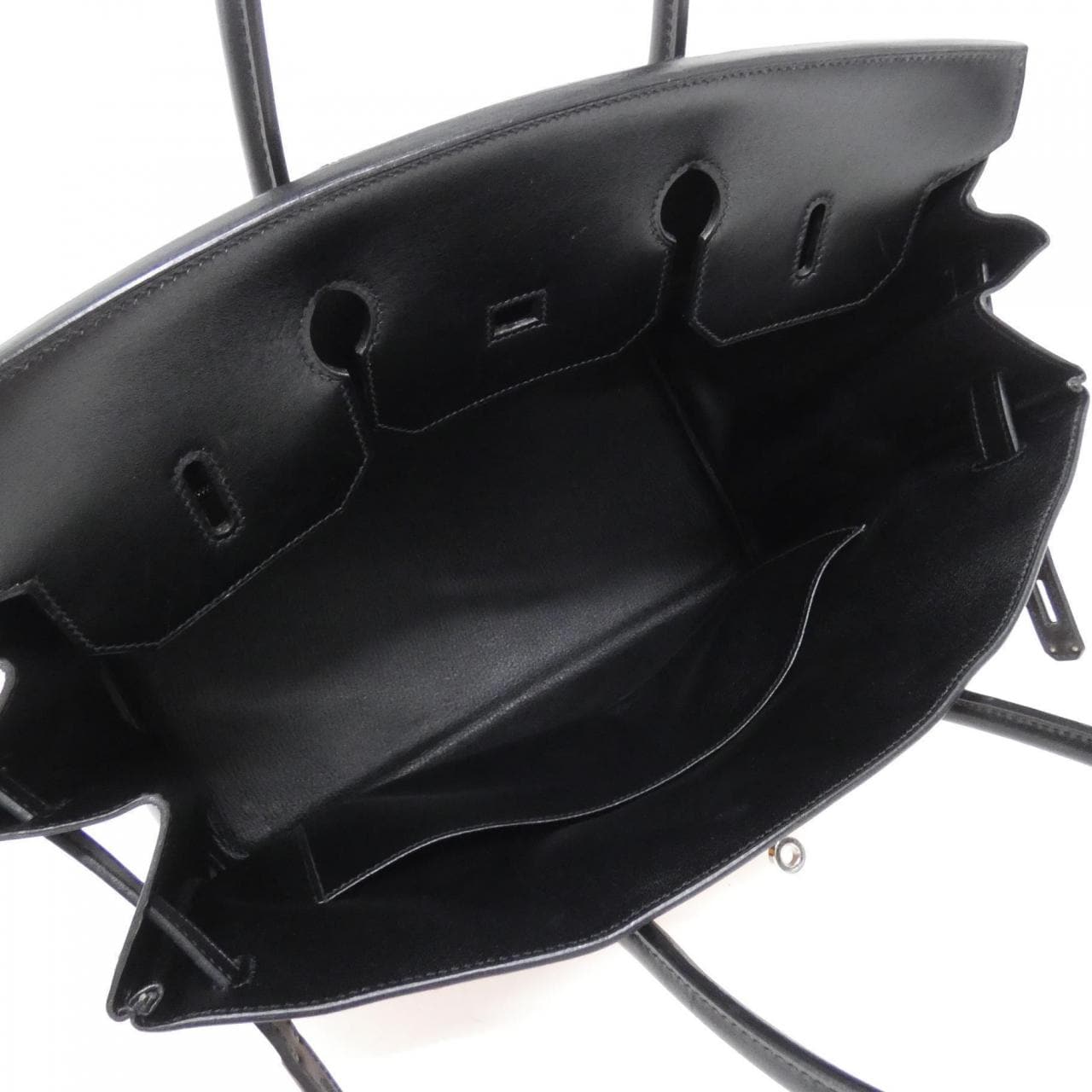 HERMES HERMÈS Birkin Bag Box Calf 黑色 Box 皮 中古品A - 縮圖 10