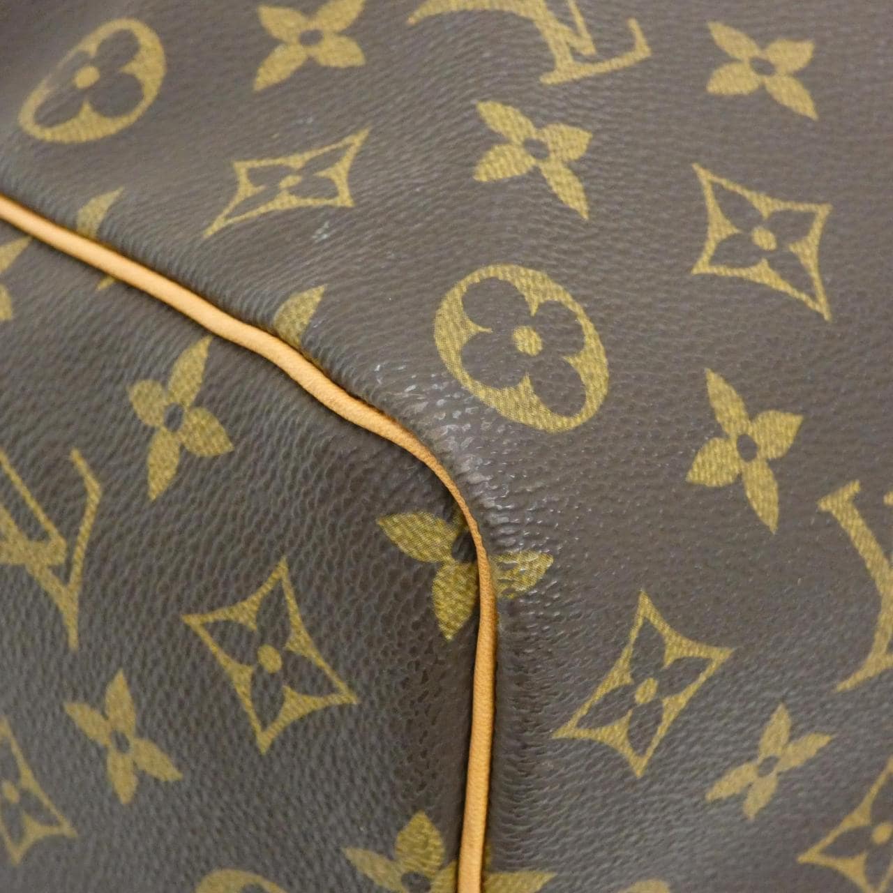 LOUIS VUITTON Keepall M41426 Boston Bag Monogram 黑色 Monogram 中古品B - 縮圖 4