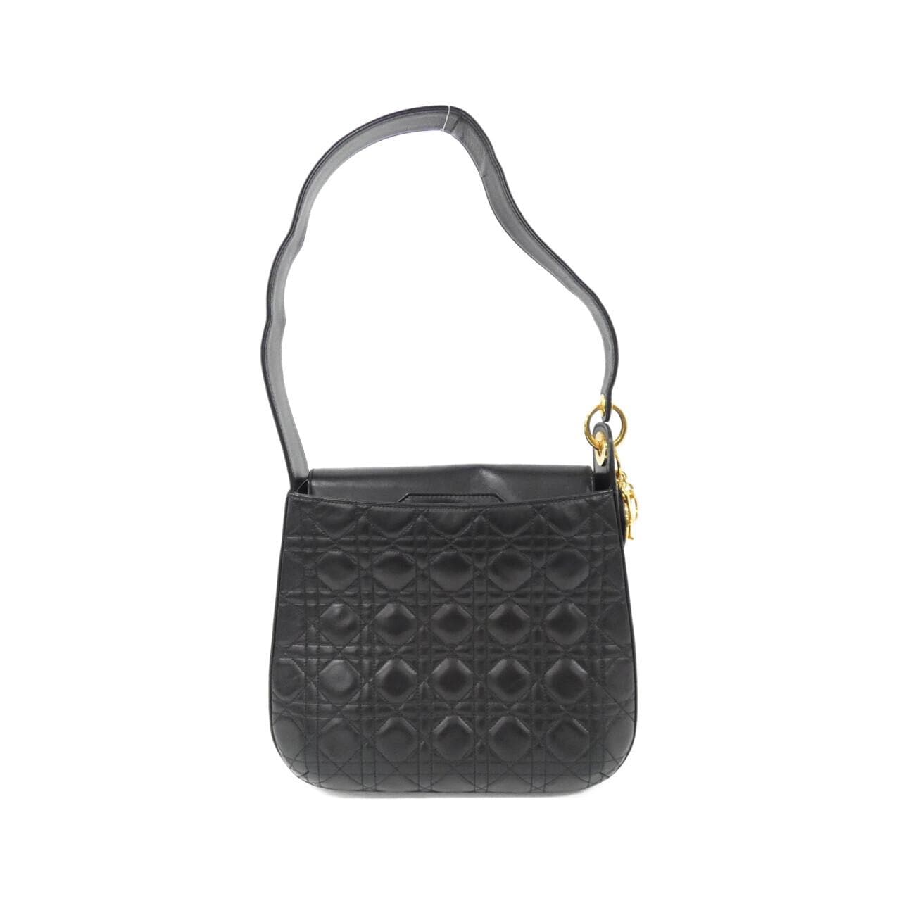 DIOR Shoulder Bag Lambskin Black