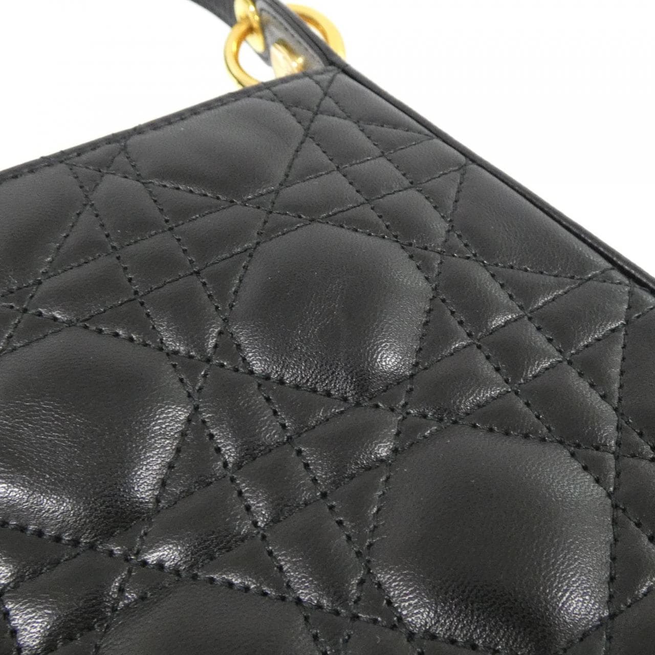DIOR Shoulder Bag Lambskin Black Lambskin Rank A - Thumbnail 4