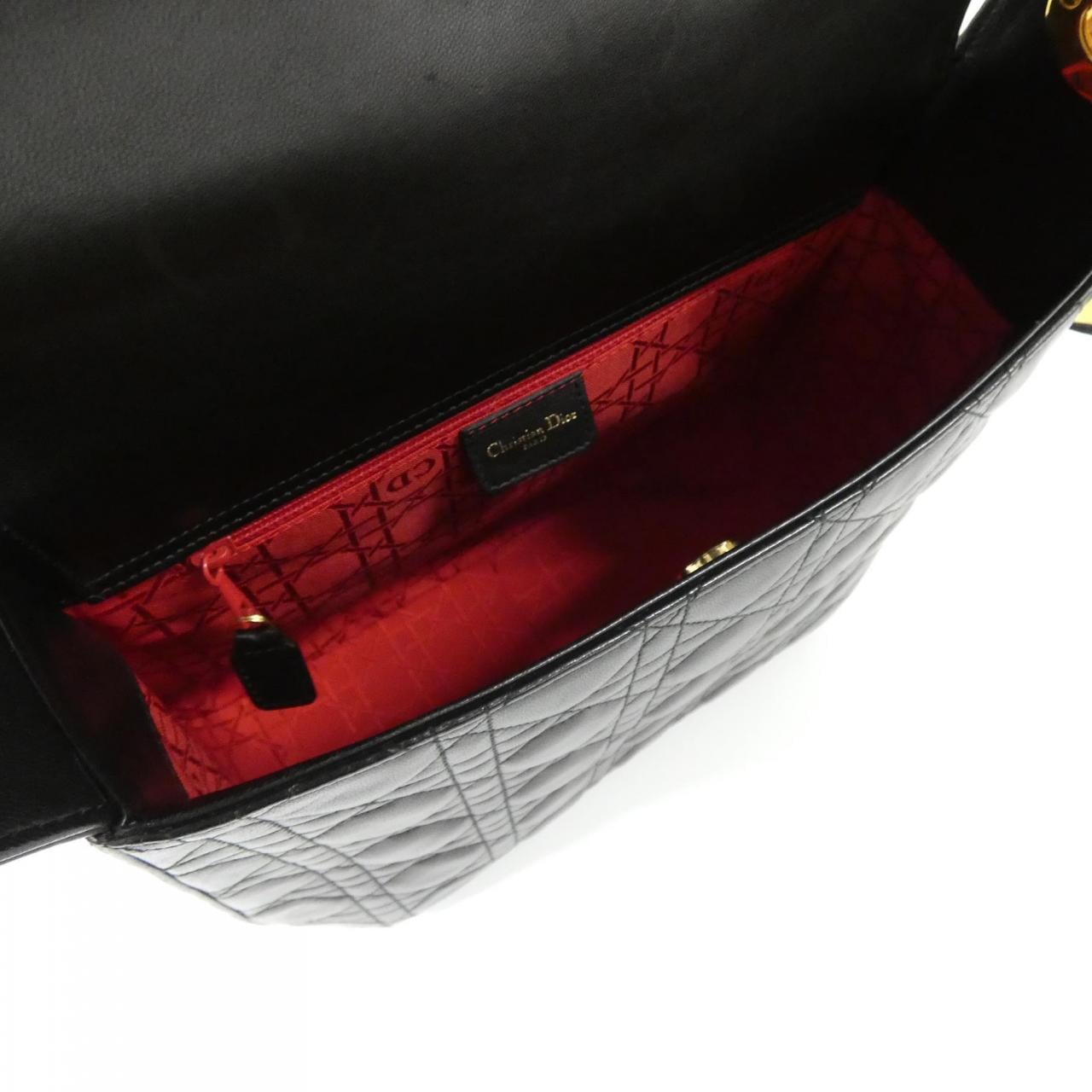 DIOR Shoulder Bag Lambskin Black Lambskin Rank A - Thumbnail 8