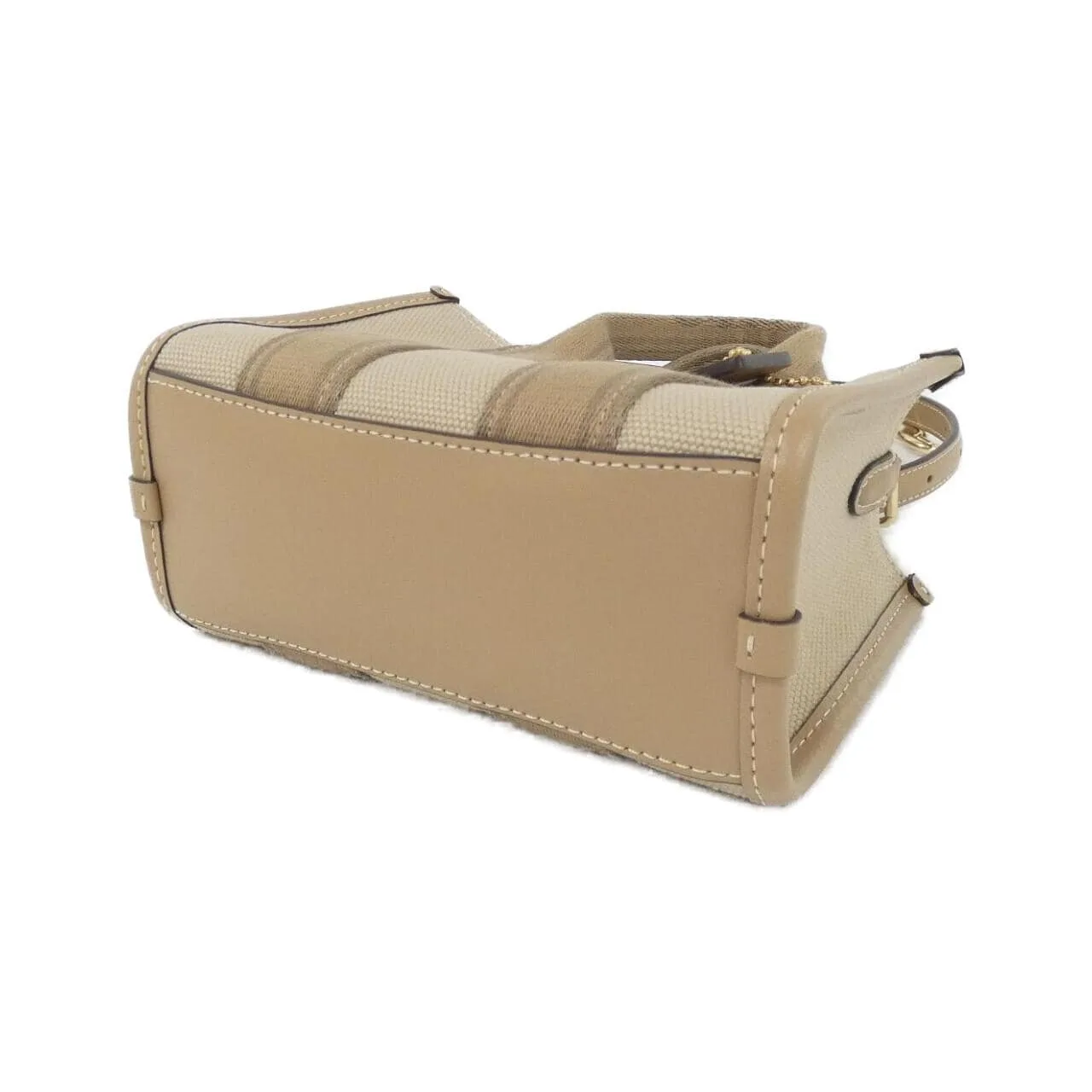 COACH CAQ02 Handbag Canvas Black Canvas New - Thumbnail 2