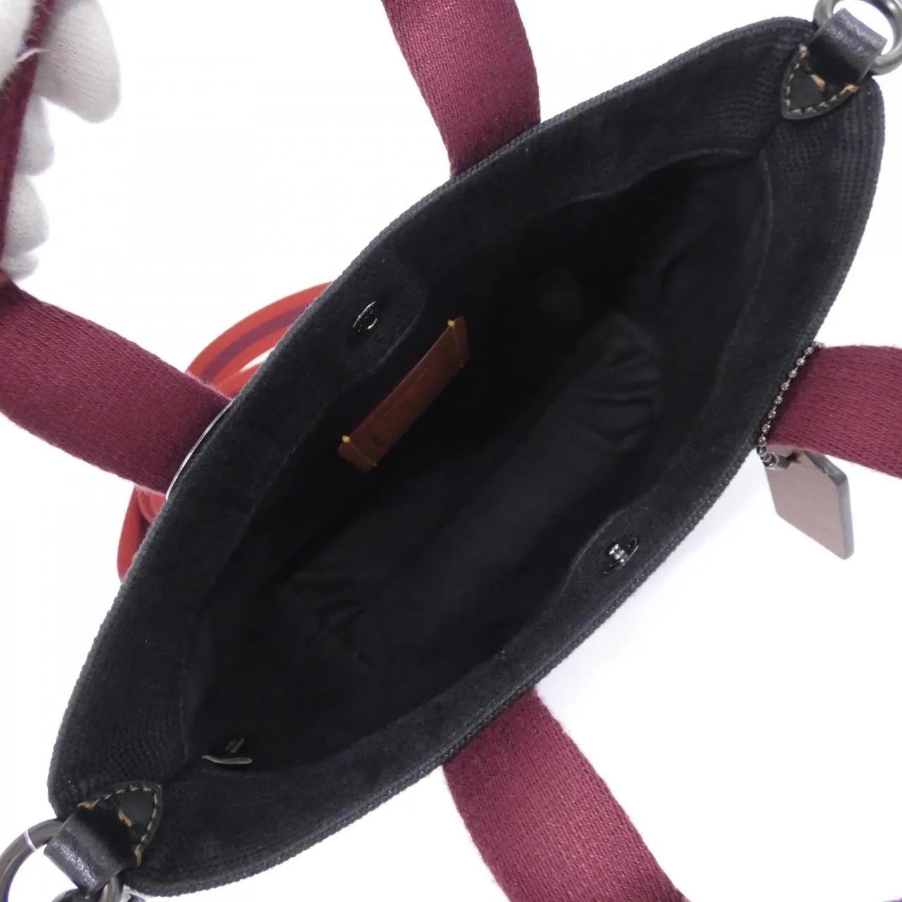 COACH CU299 Handbag Canvas