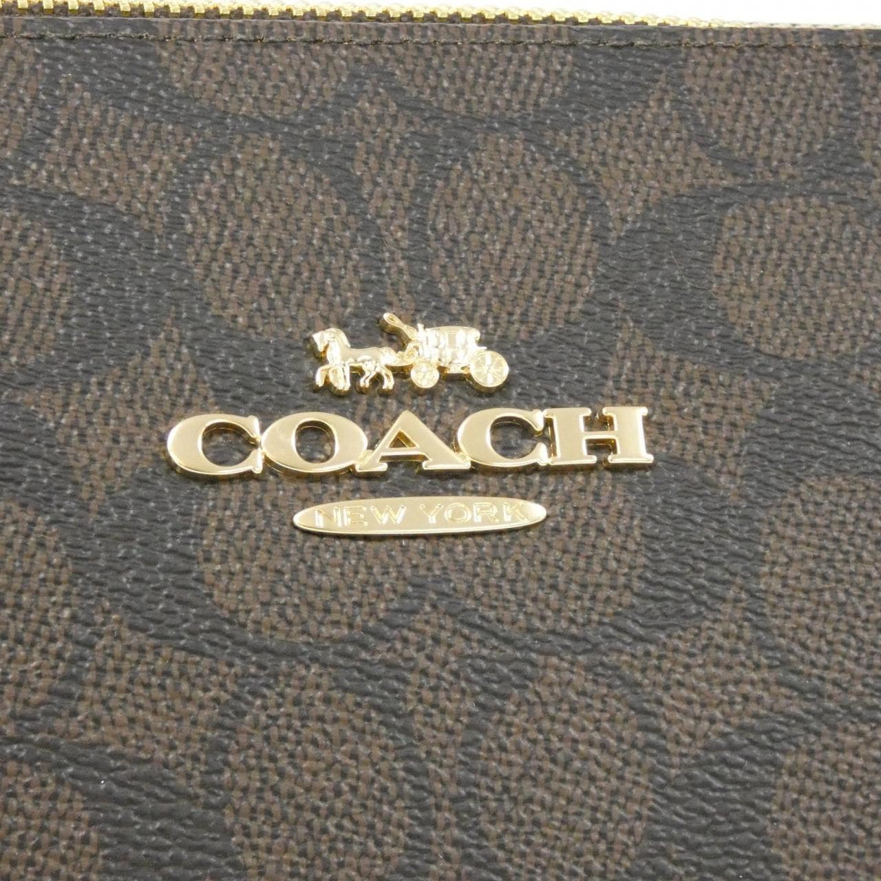 COACH CW381 Bag Canvas Black Canvas - Thumbnail 4