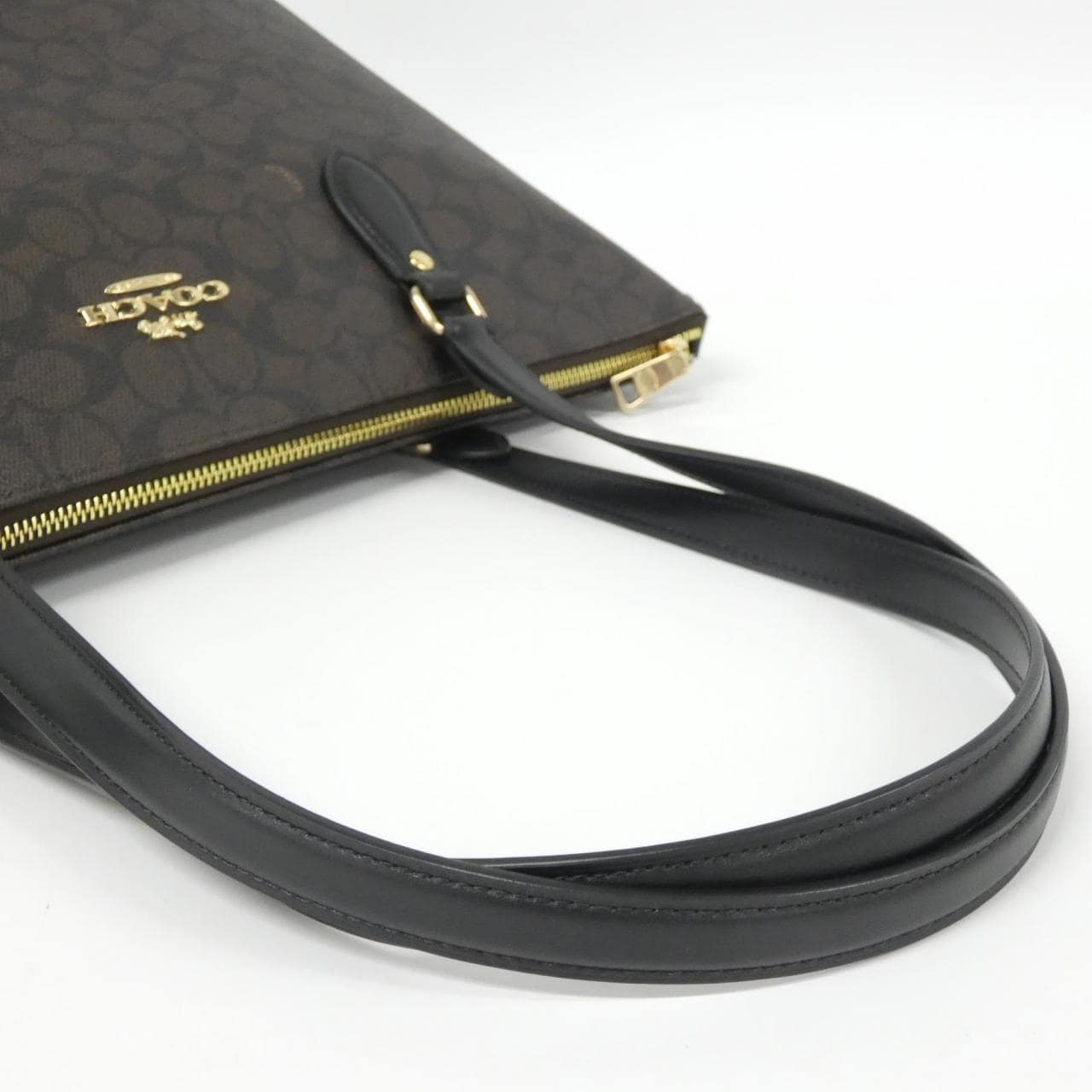 COACH CW381 Bag Canvas Black Canvas - Thumbnail 5