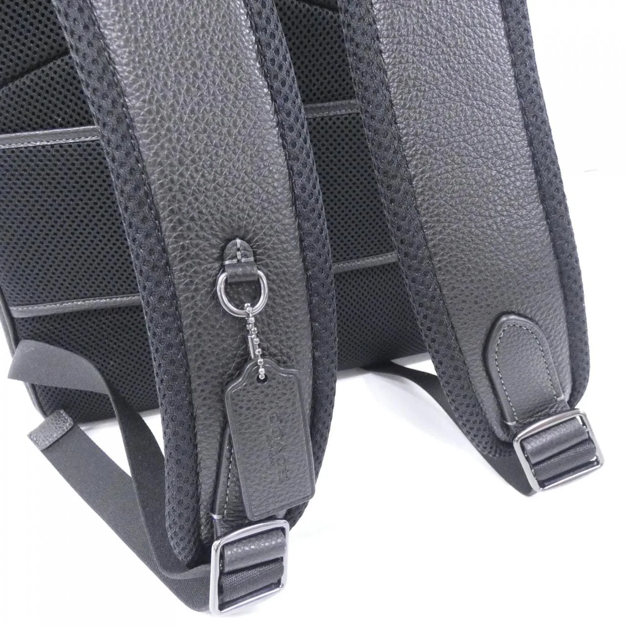 COACH CX141 Backpack Leather 黑色 皮革 新品 - 縮圖 4