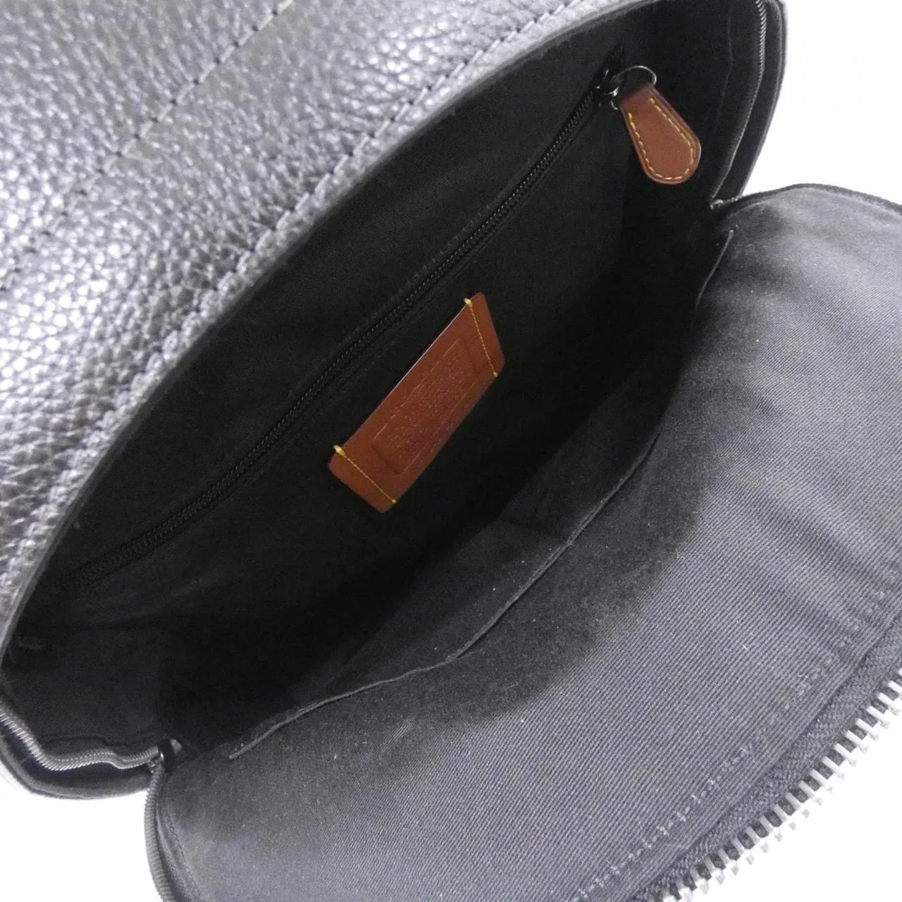 COACH CX141 Backpack Leather 黑色 皮革 新品 - 縮圖 5