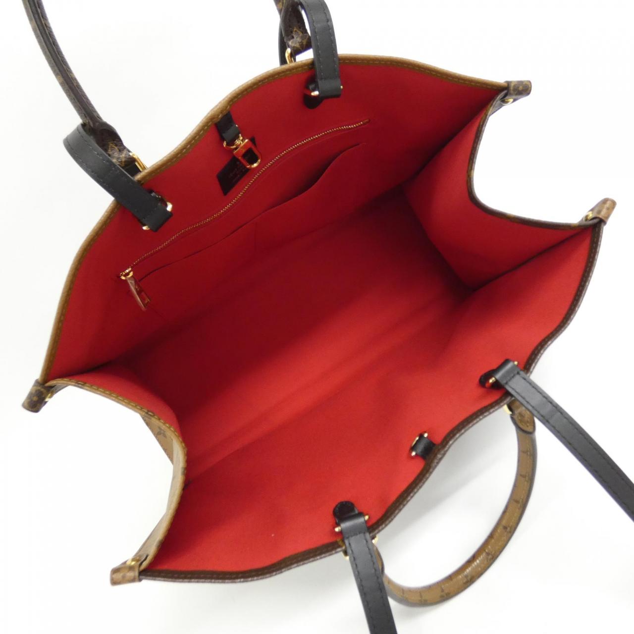 LOUIS VUITTON OnTheGo M45320 Bag Monogram Black Monogram Rank A - Thumbnail 9