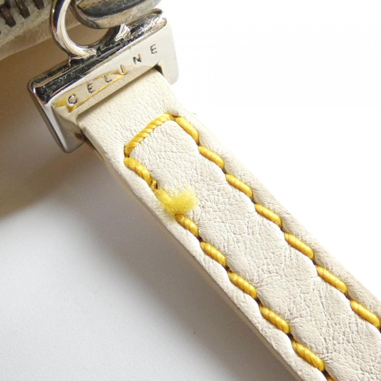 CELINE Pouch Canvas Yellow Canvas - Thumbnail 6