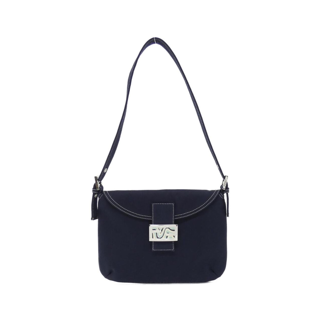 FENDI Shoulder Canvas Navy