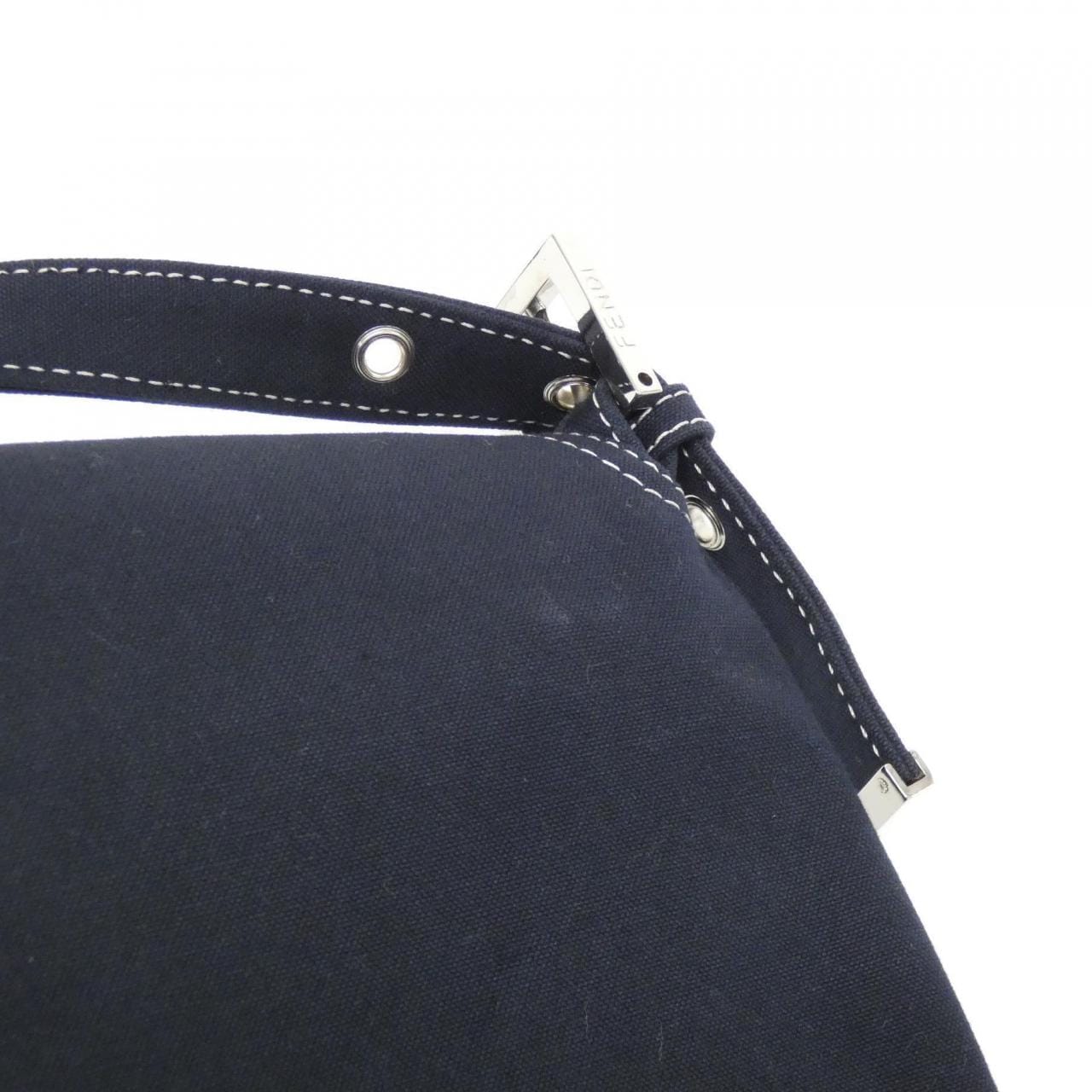 FENDI Shoulder Canvas Navy Canvas Rank A - Thumbnail 5