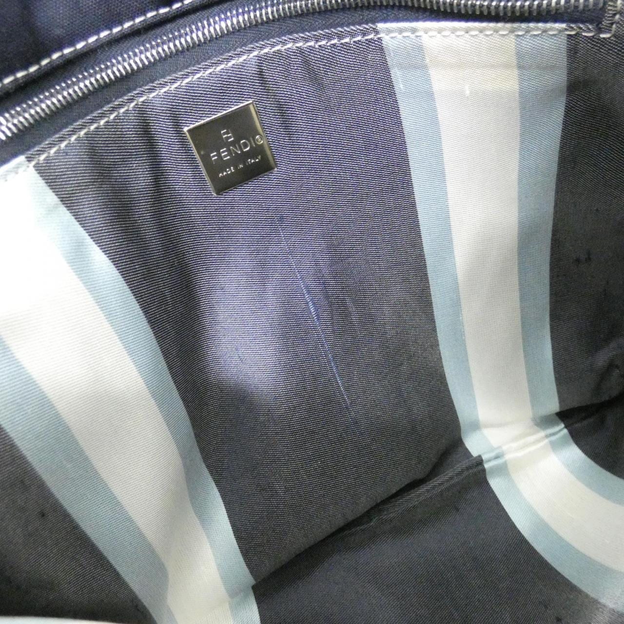 FENDI Shoulder Canvas Navy Canvas Rank A - Thumbnail 10