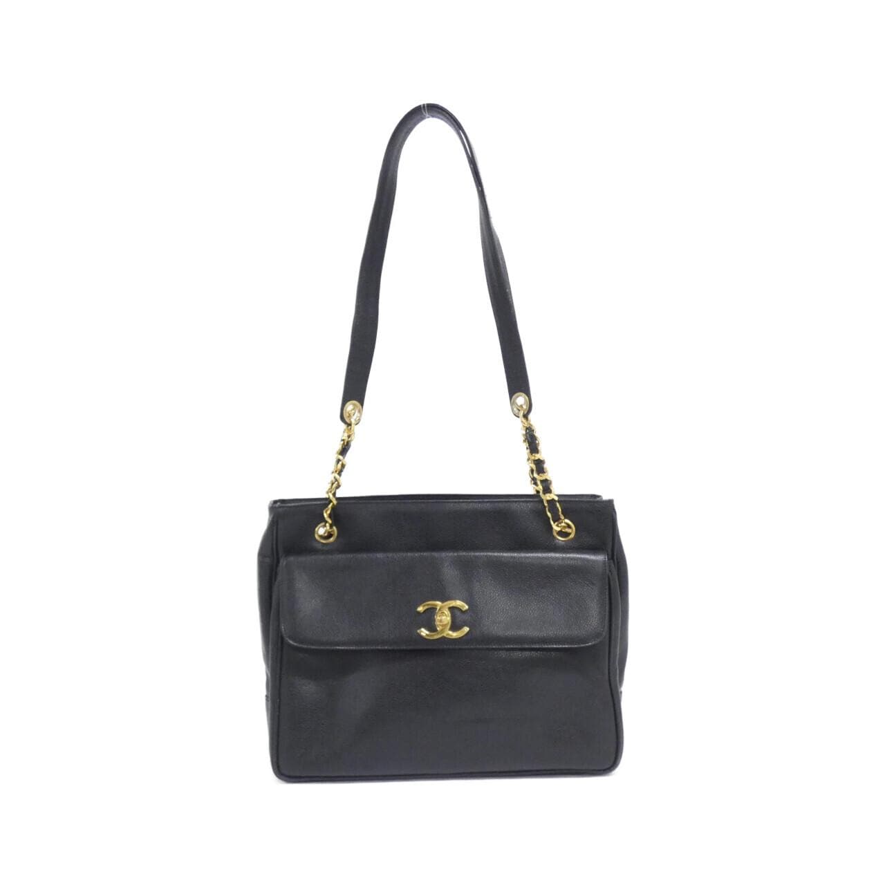 CHANEL 03682 Shoulder Bag Grained Calfskin