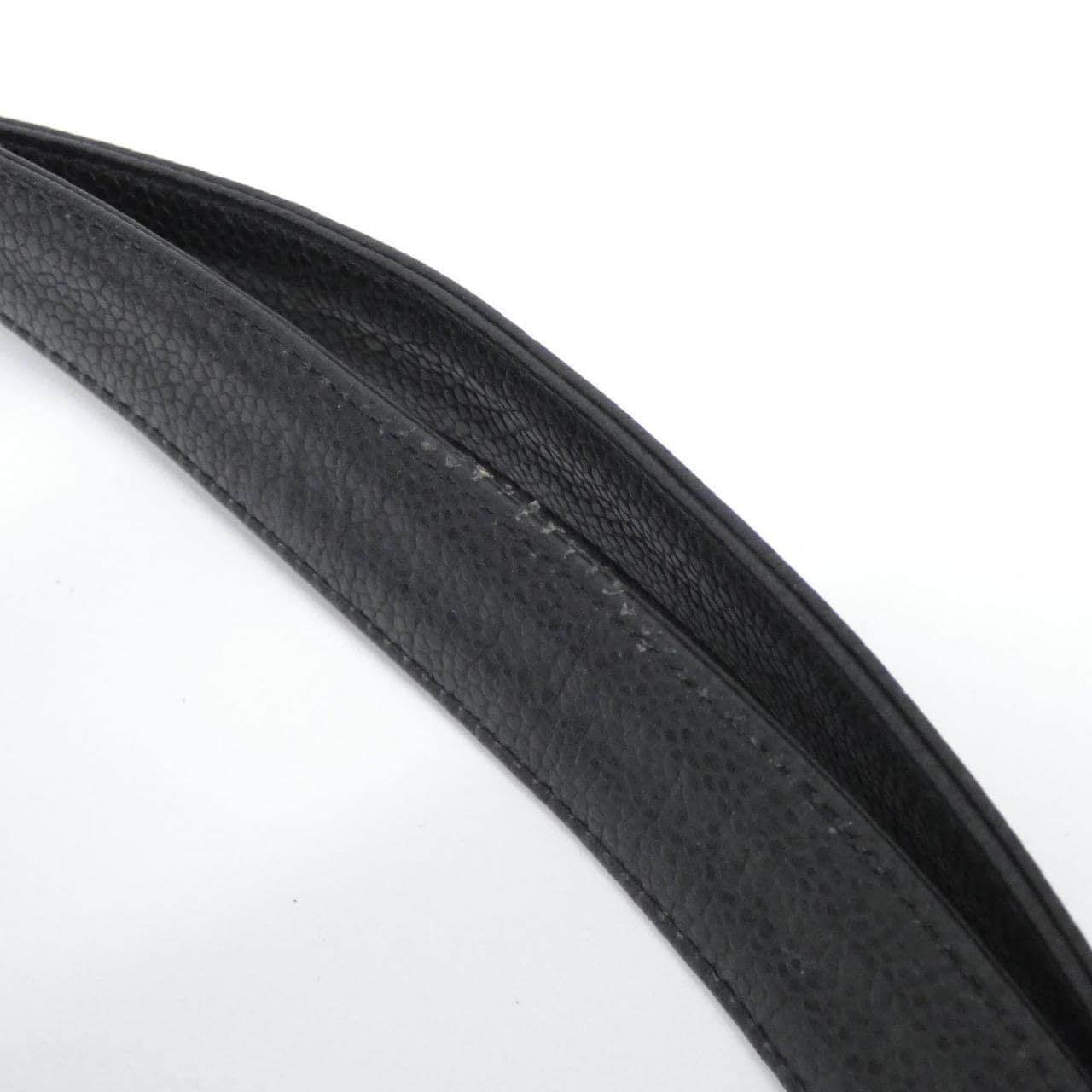 CHANEL 03682 Shoulder Bag Grained Calfskin 黑色 荔枝紋牛皮 中古品A - 縮圖 7