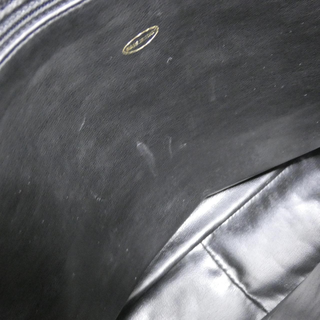 CHANEL 03682 Shoulder Bag Grained Calfskin 黑色 荔枝紋牛皮 中古品A - 縮圖 9