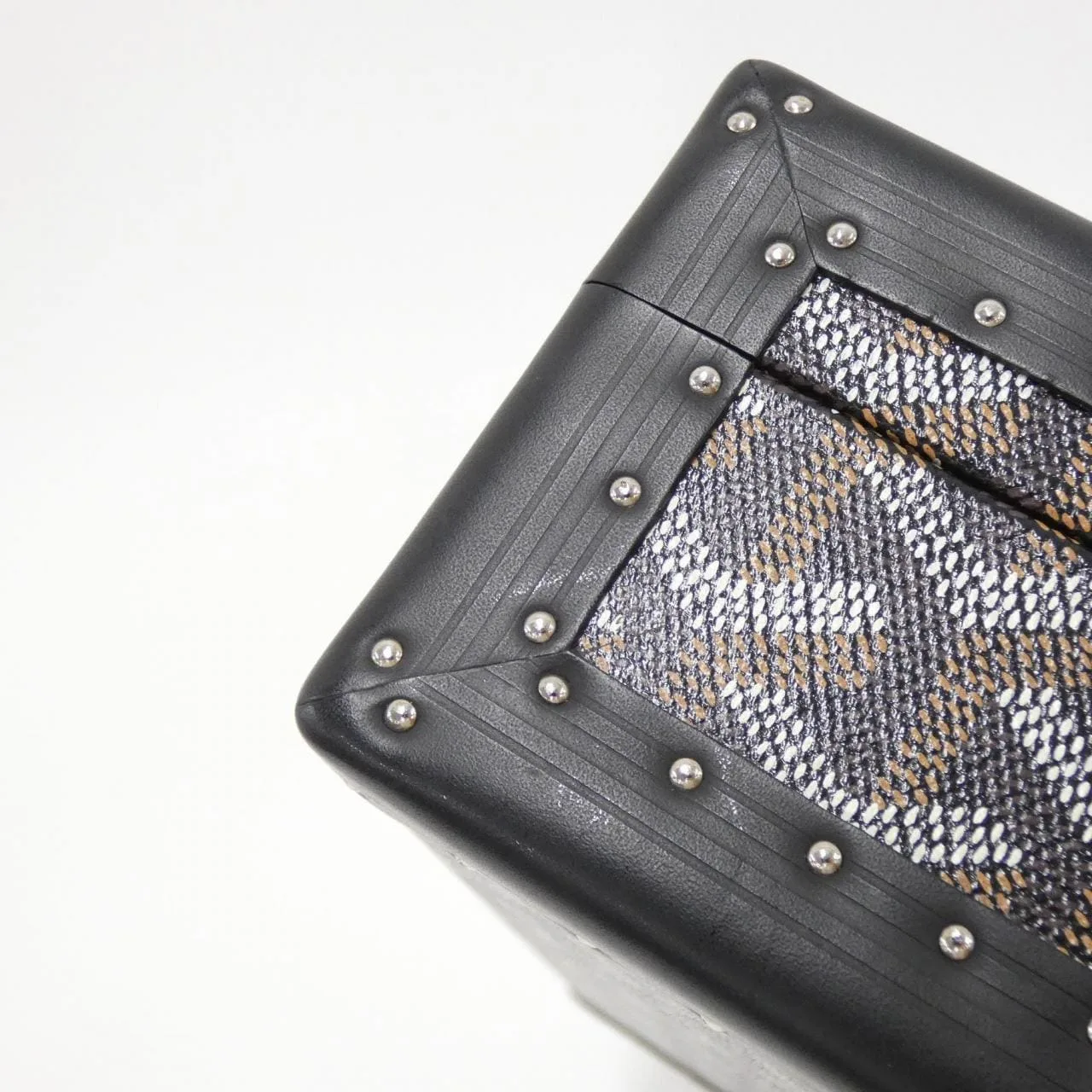 GOYARD Wallet Canvas 黑色 帆布 中古品A - 縮圖 4